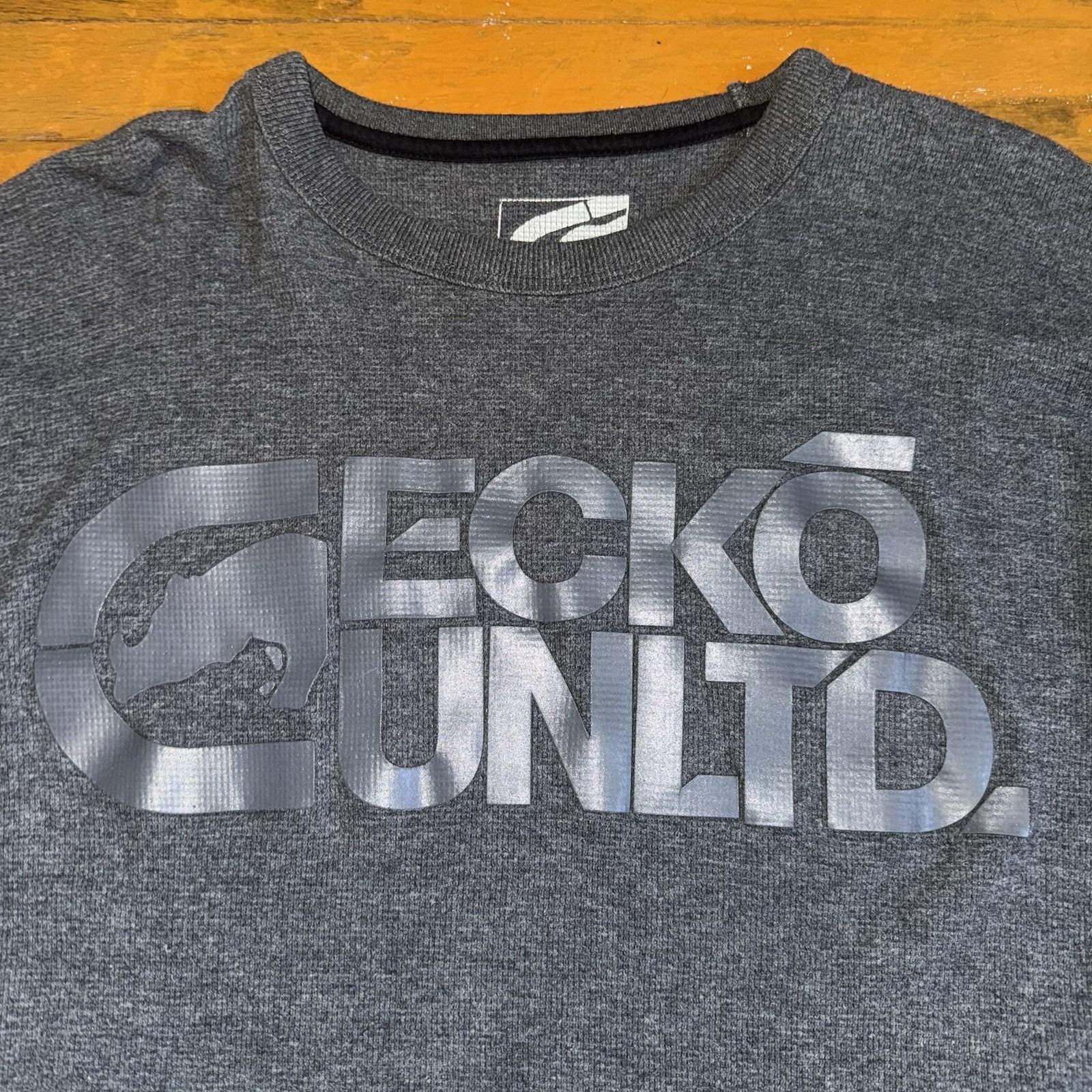 Ecko Unltd. Ecko Unltd Y2K Vintage Big Logo Thermal Size 3XL Shrunk Size US XXL / EU 58 / 5 - 2 Thumbnail