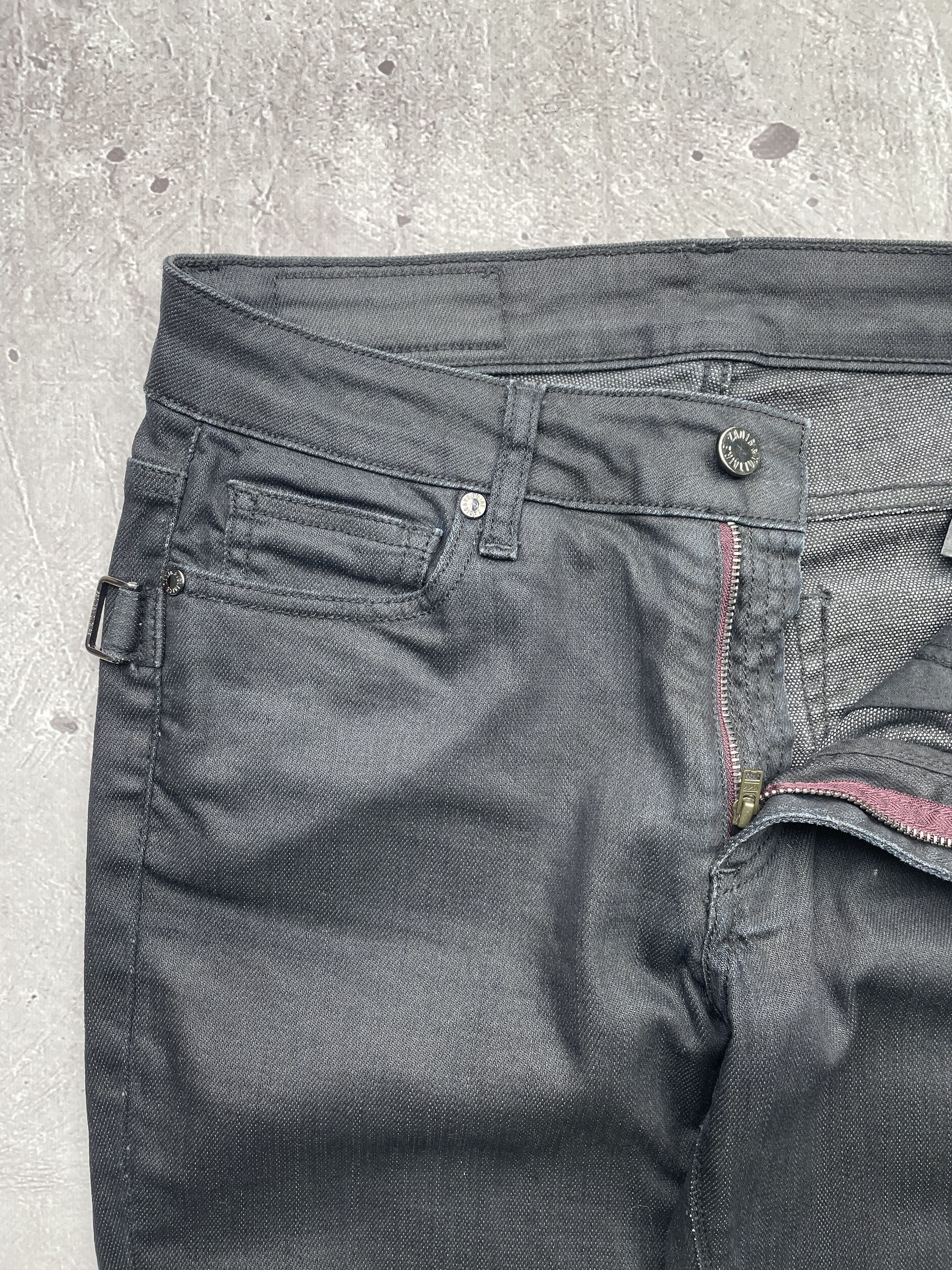 Zadig & Voltaire Zadig & Voltaire Vintage Waxed Darkside Noir Jeans Size 27" / US 4 / IT 40 - 6 Thumbnail