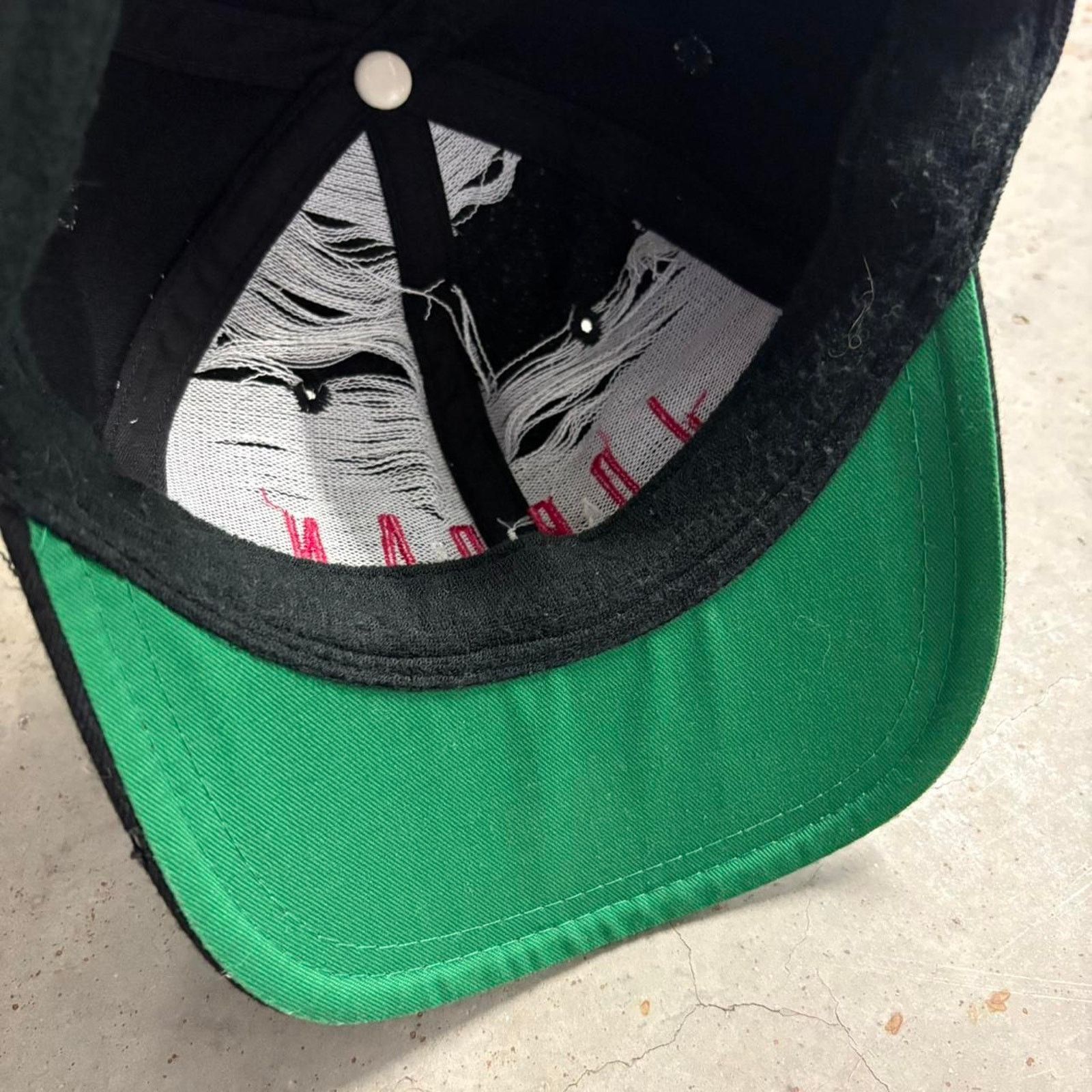 Jordan Brand × Nike × Vintage Crazy Vintage 90s Nike Air Jordan Embroidered Snapback Hat Size ONE SIZE - 6 Thumbnail