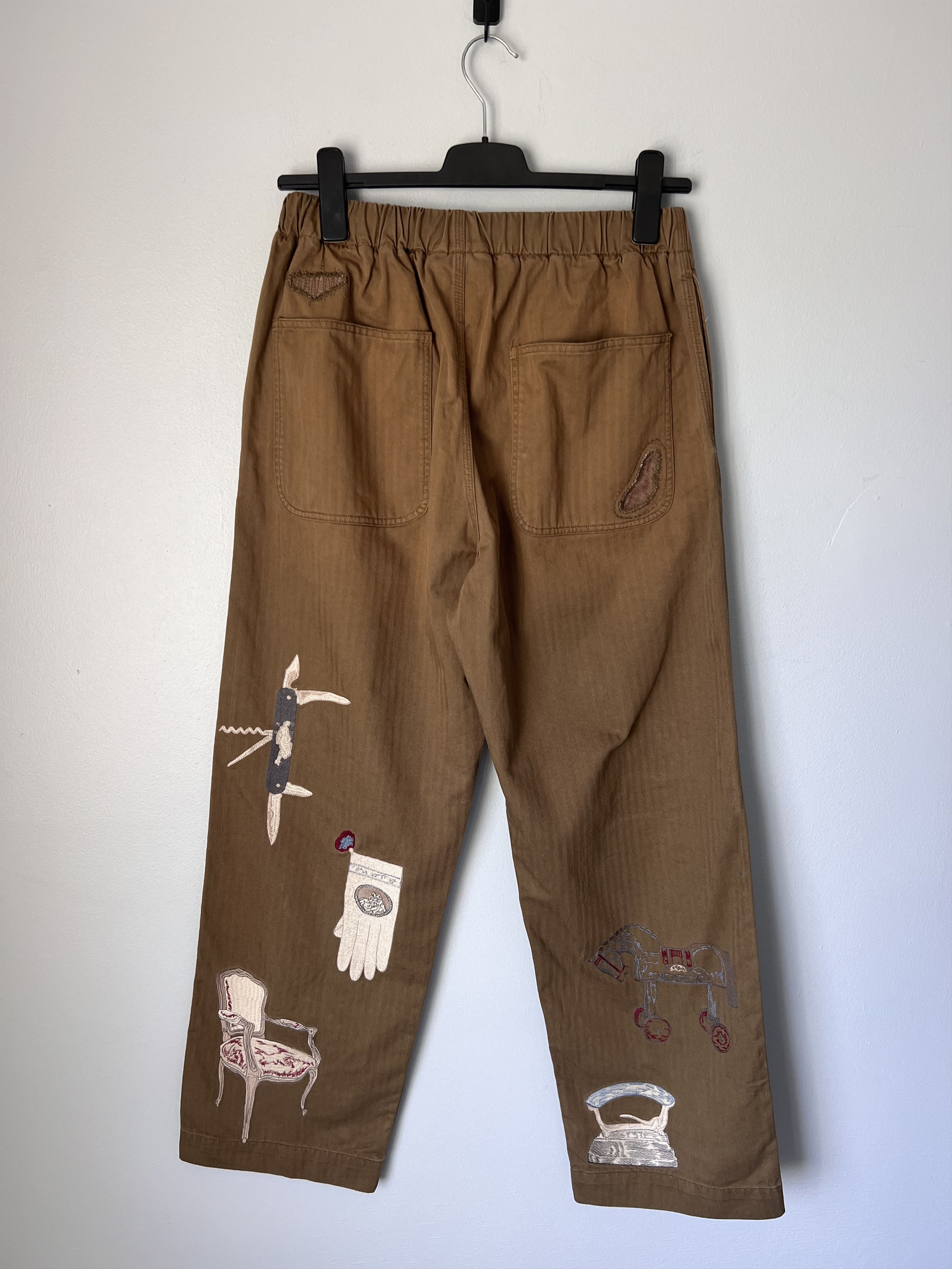 Samuel Zelig Samuel Zelig Antique Pants in Olive Brown Size US 34 / EU 50 - 5 Thumbnail