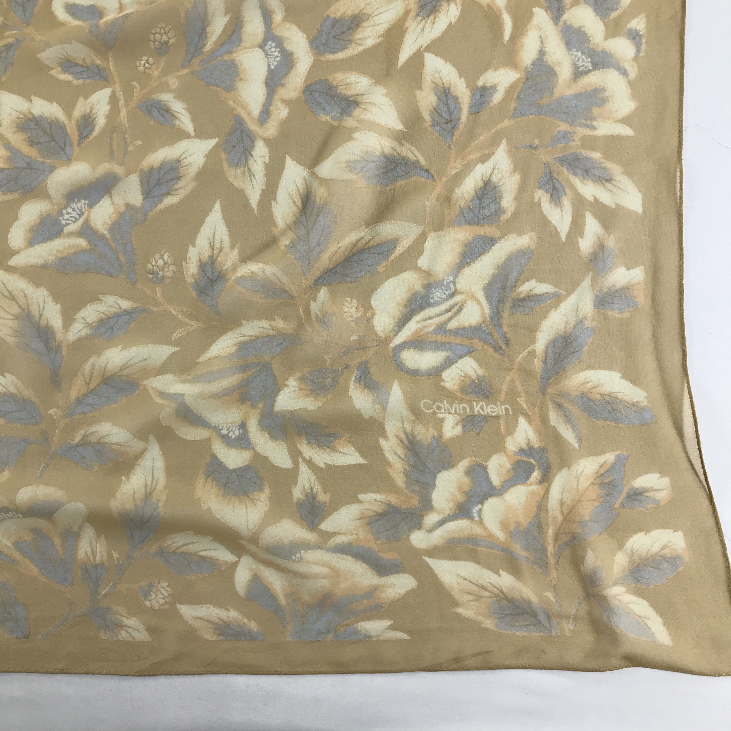 Calvin Klein Vintage Calvin Klein Silk Scarf Size ONE SIZE - 4 Thumbnail
