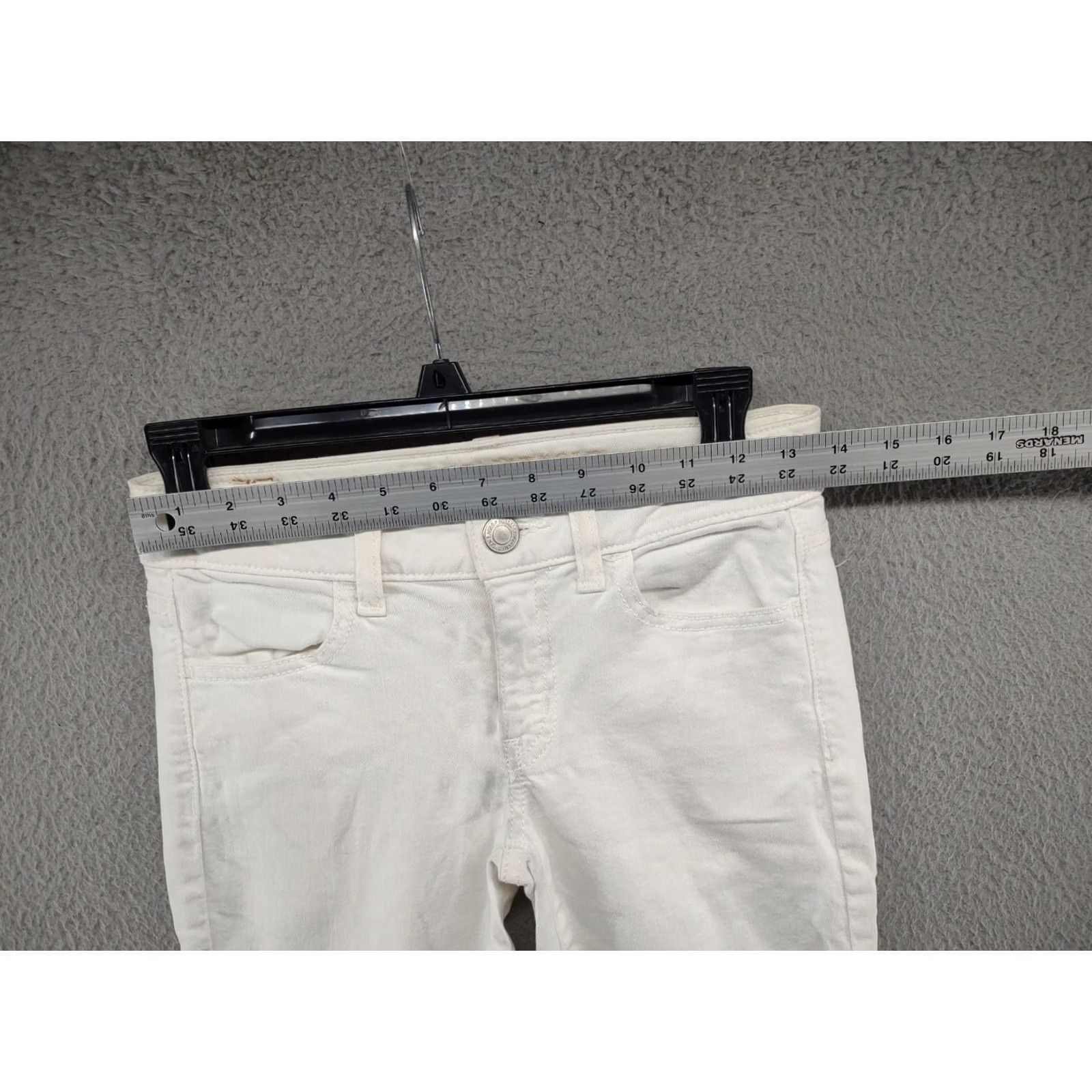 American Eagle Outfitters AMERICAN EAGLE Jegging White Jeans in Women's SZ 0 Regular Size 25" / US 0 / IT 36 - 5 Thumbnail
