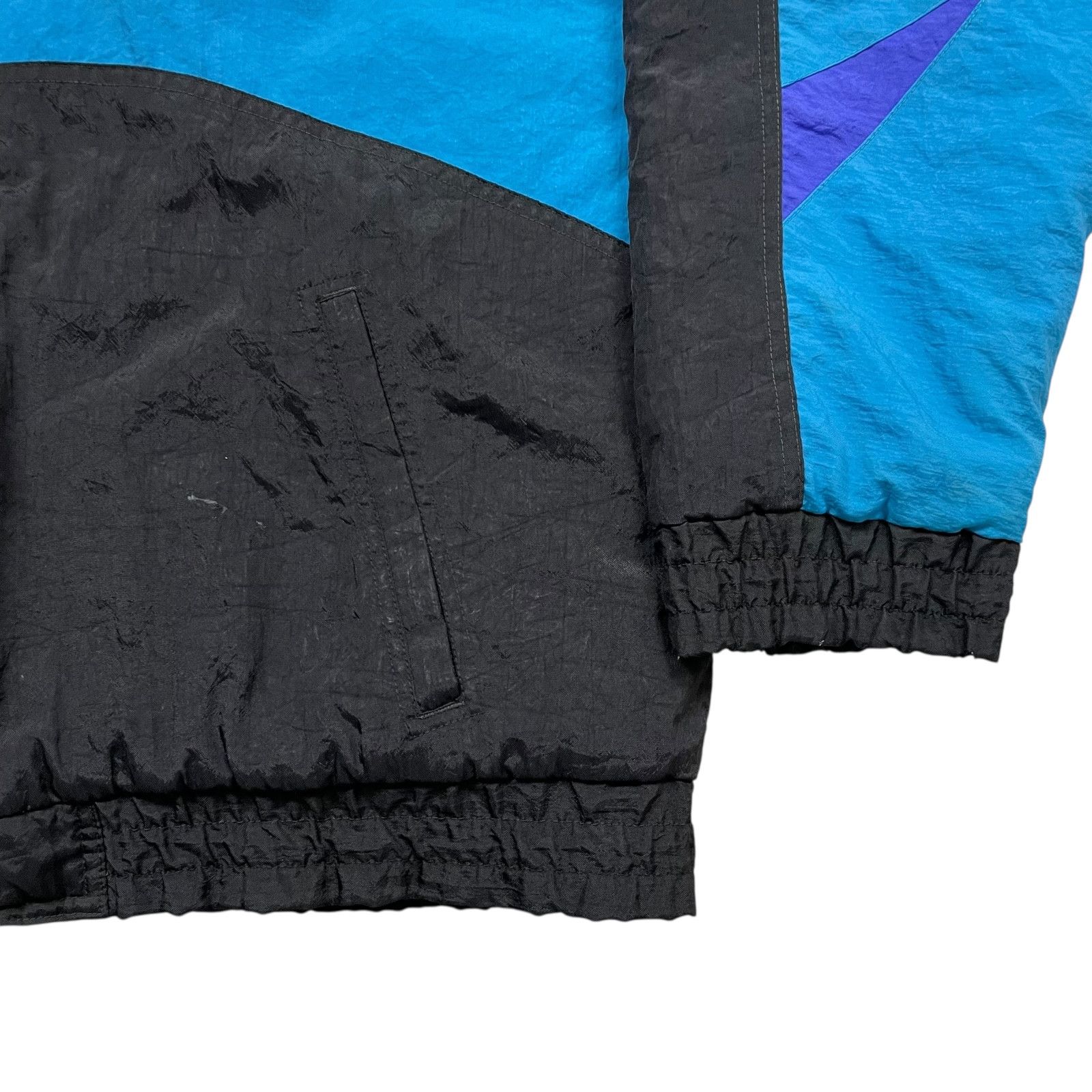 NBA VTG 90s CHARLOTTE HORNETS APEX ONE FULL ZIP PUFFER JACKET XL Size US XL / EU 56 / 4 - 5 Thumbnail