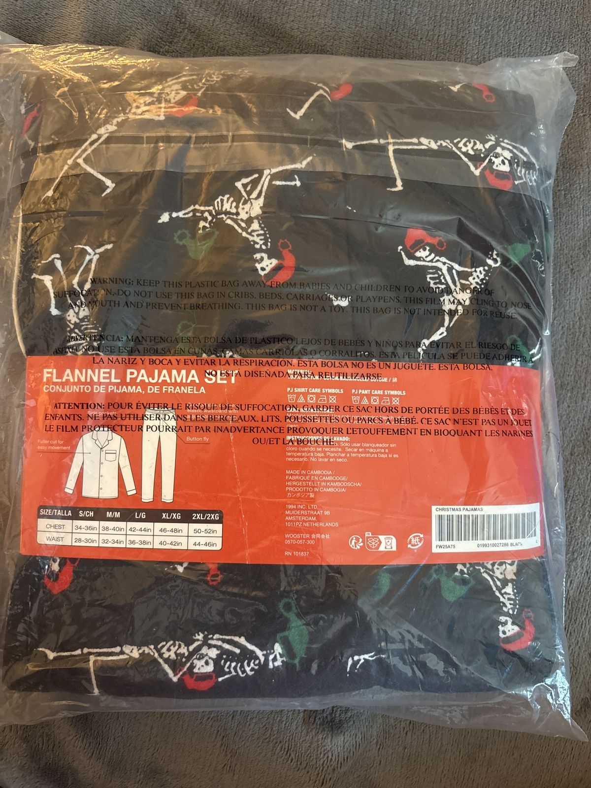 Hanes × Supreme Supreme x Hanes Flannel Pajama Set Size ONE SIZE - 2 Thumbnail
