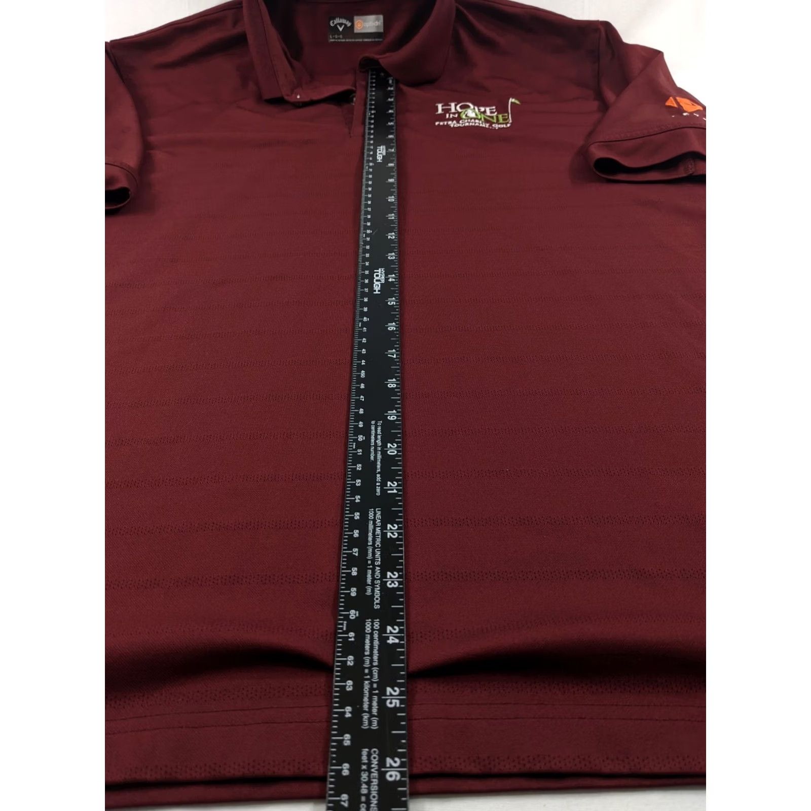 Callaway Callaway Polo Shirt Men L Large Striped Multicolor Petra Golf Tournament "Hope in One" Charity Golf Shirt Size US L / EU 52-54 / 3 - 5 Thumbnail