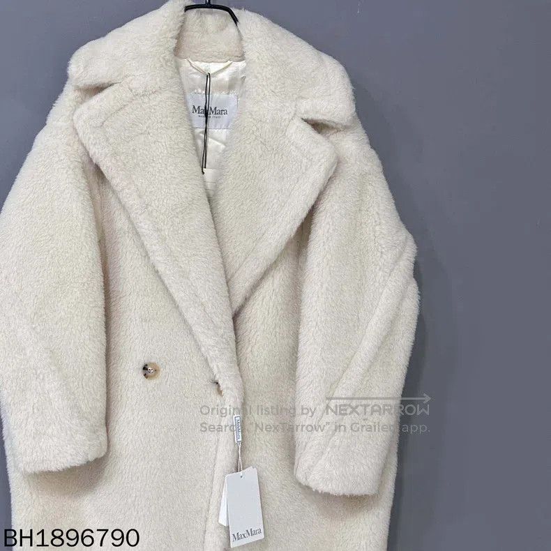 Max Mara Max Mara Pure white teddy long coat Size XS / US 0-2 / IT 36-38 - 2 Thumbnail