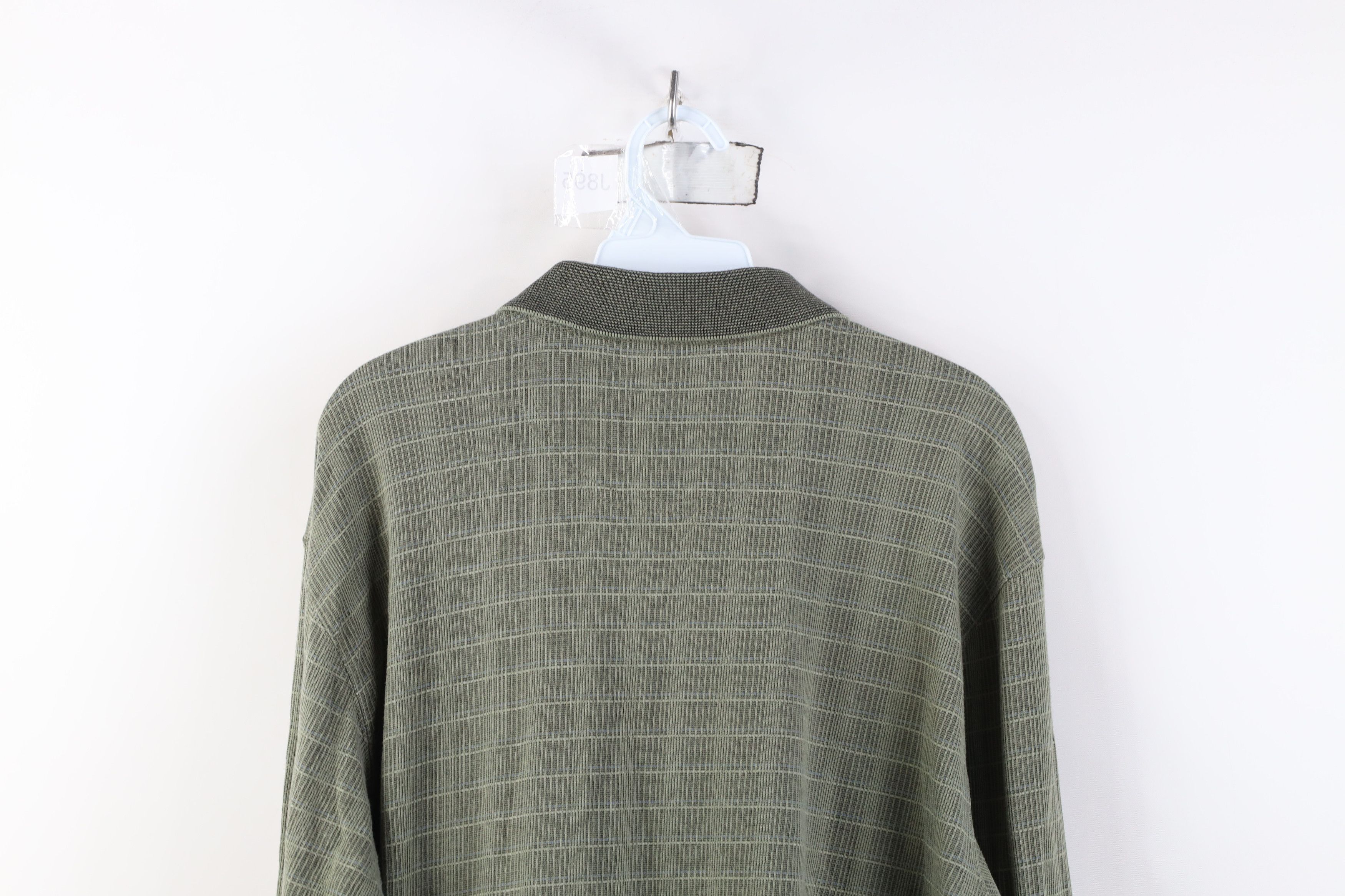 Vintage Vintage 90s Streetwear Knit Long Sleeve Rugby Polo Shirt Size US L / EU 52-54 / 3 - 9 Thumbnail