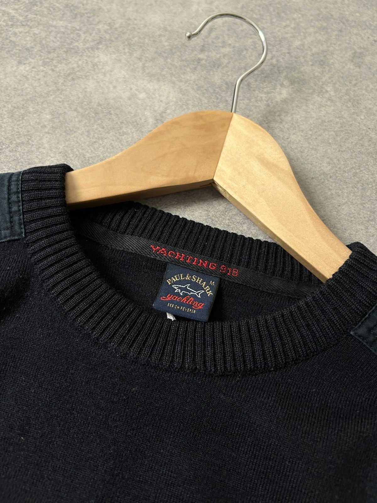 Paul & Shark Vintage Paul & Shark blue wool sweatshirt mens Size US M / EU 48-50 / 2 - 4 Thumbnail
