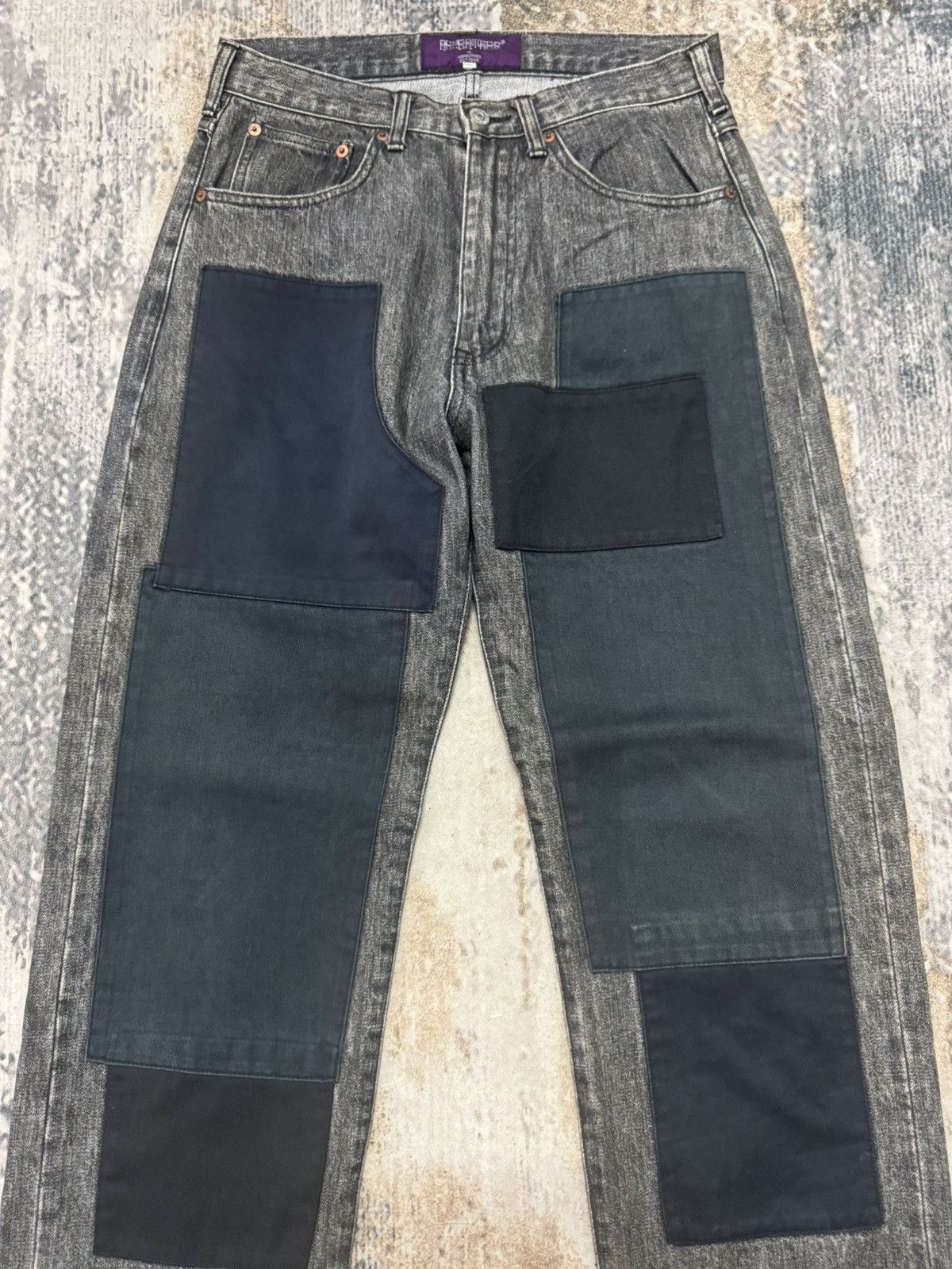 Needles Nepenthes x Needles Patchwork Regular Pant Japanase Brand Size US 29 - 2 Thumbnail