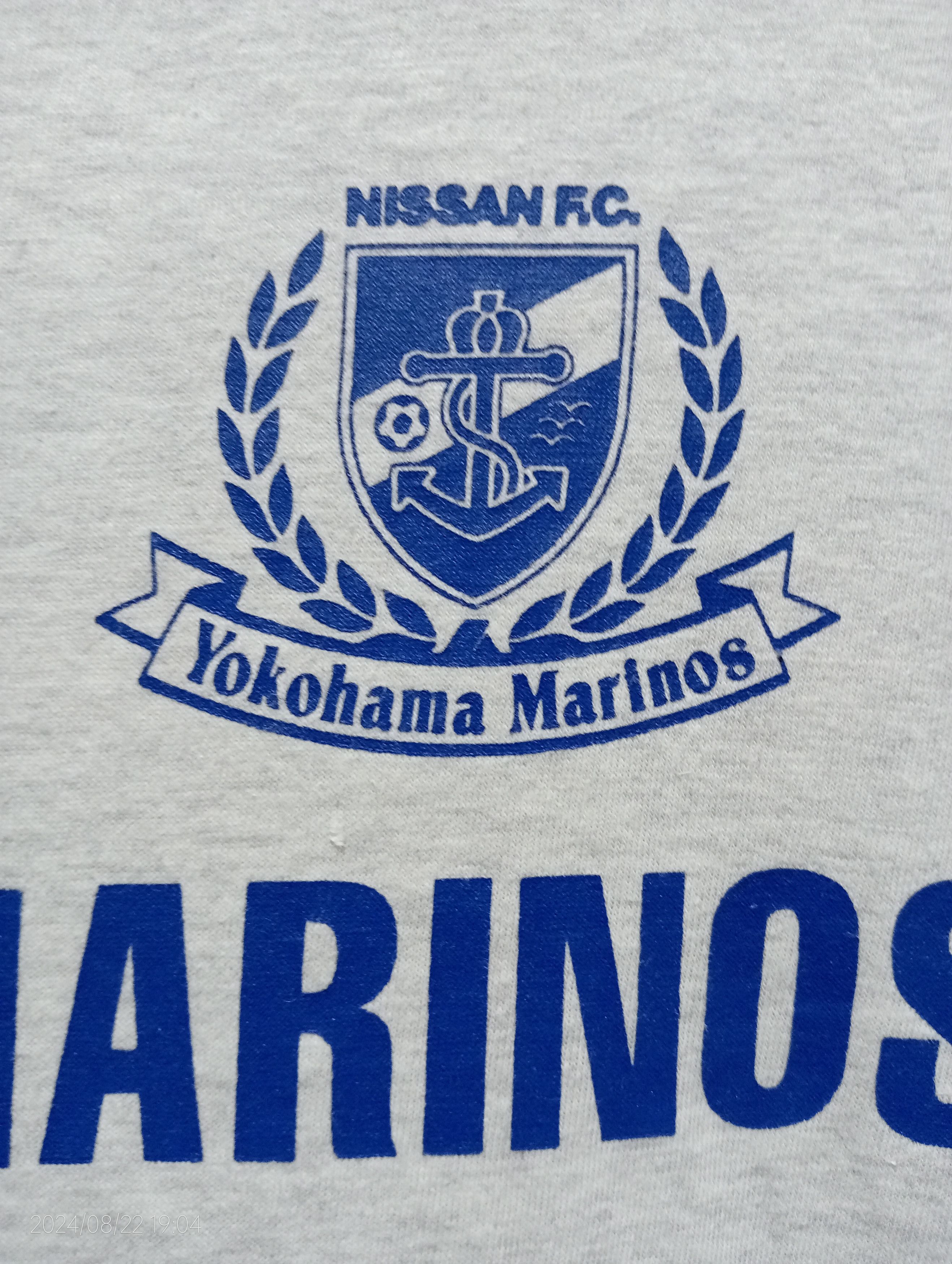 Japanese Brand × Vintage Vintage '90s Single Stitch Yokohama Marinos J. League Tee Size US S / EU 44-46 / 1 - 4 Thumbnail