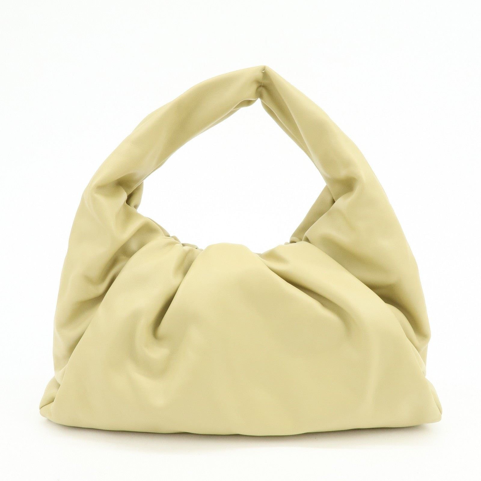 Bottega Veneta Bottega Veneta The Shoulder Pouch Lambskin Bag Yellow Size ONE SIZE - 2 Thumbnail