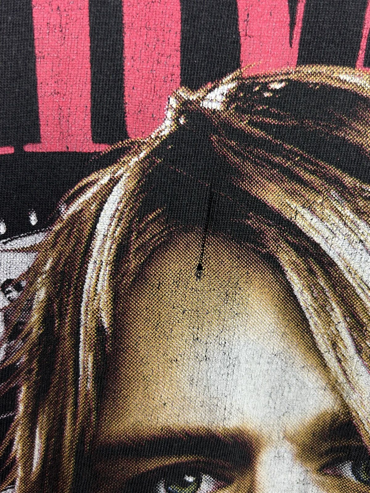 Band Tees 00s Vintage Nirvana Kurt Cobain 1967-94 Sun Faded T-Shirt Size US S / EU 44-46 / 1 - 3 Thumbnail