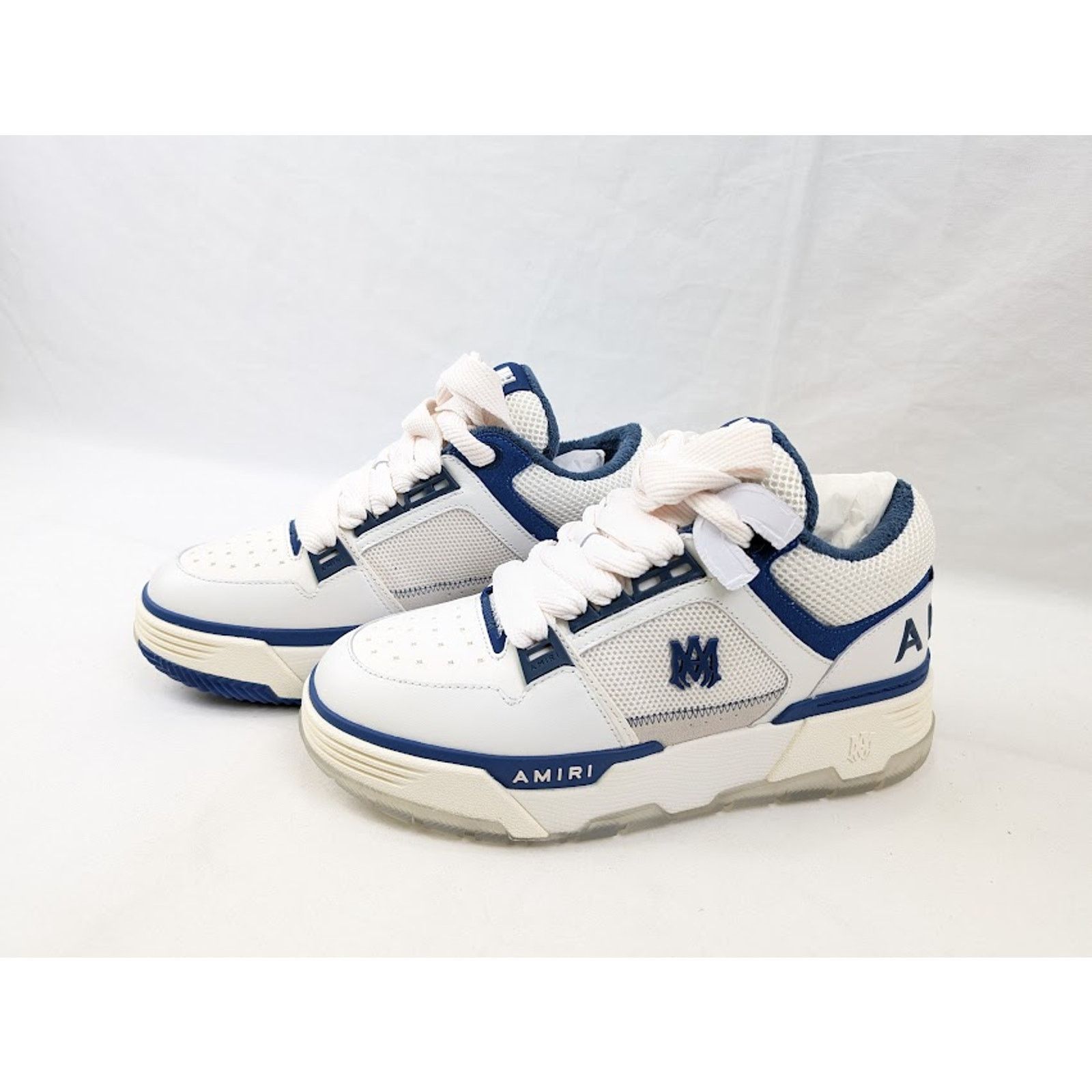 Amiri o1rshd1 Q:2 / MA-1 Low-Top Sneakers in Navy / White Size US 10 / EU 43 - 16 Thumbnail