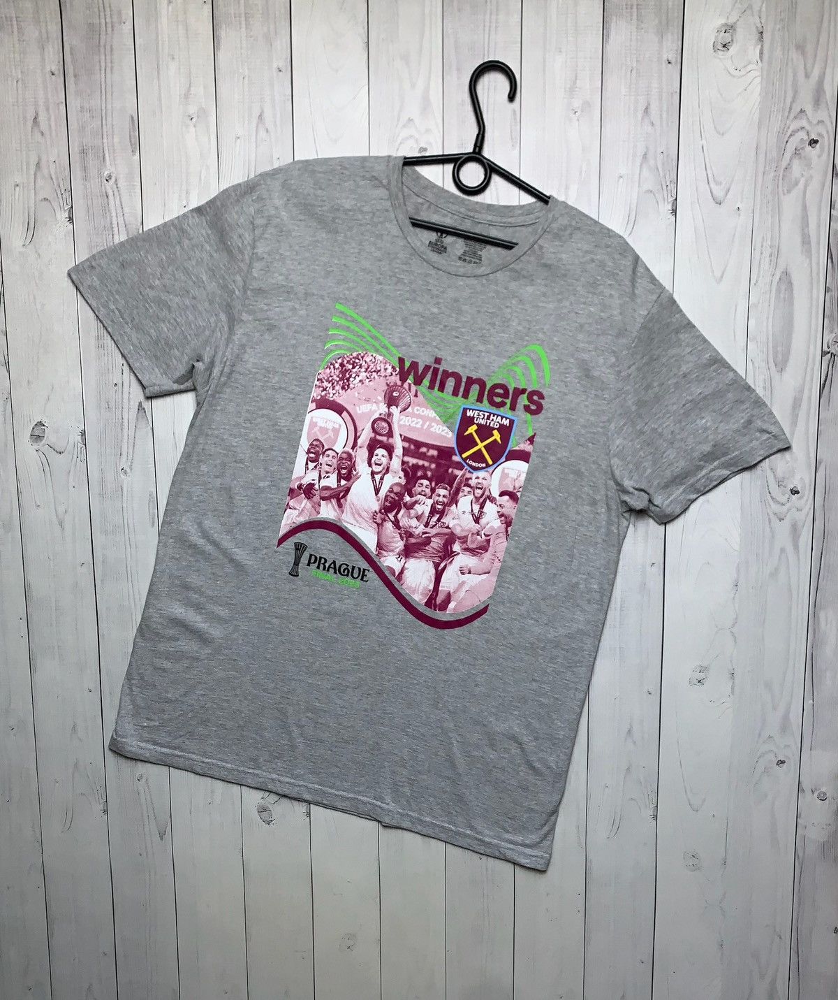Vintage Vintage West Ham United soccer tee Champions Cup winners L Size US L / EU 52-54 / 3 - 1 Thumbnail