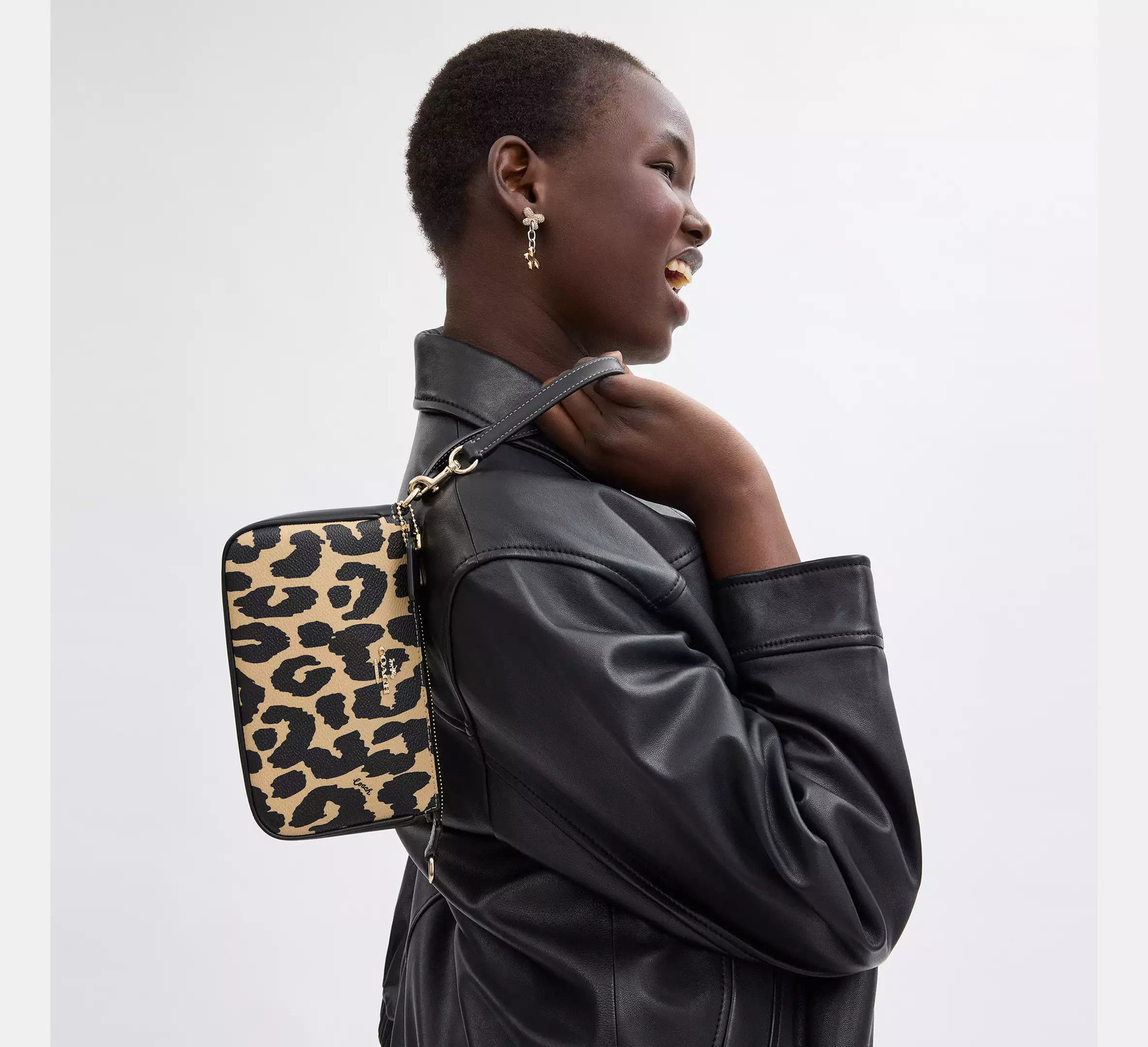 Coach Nolita 19 With Leopard Print CW403 Size ONE SIZE - 13 Thumbnail