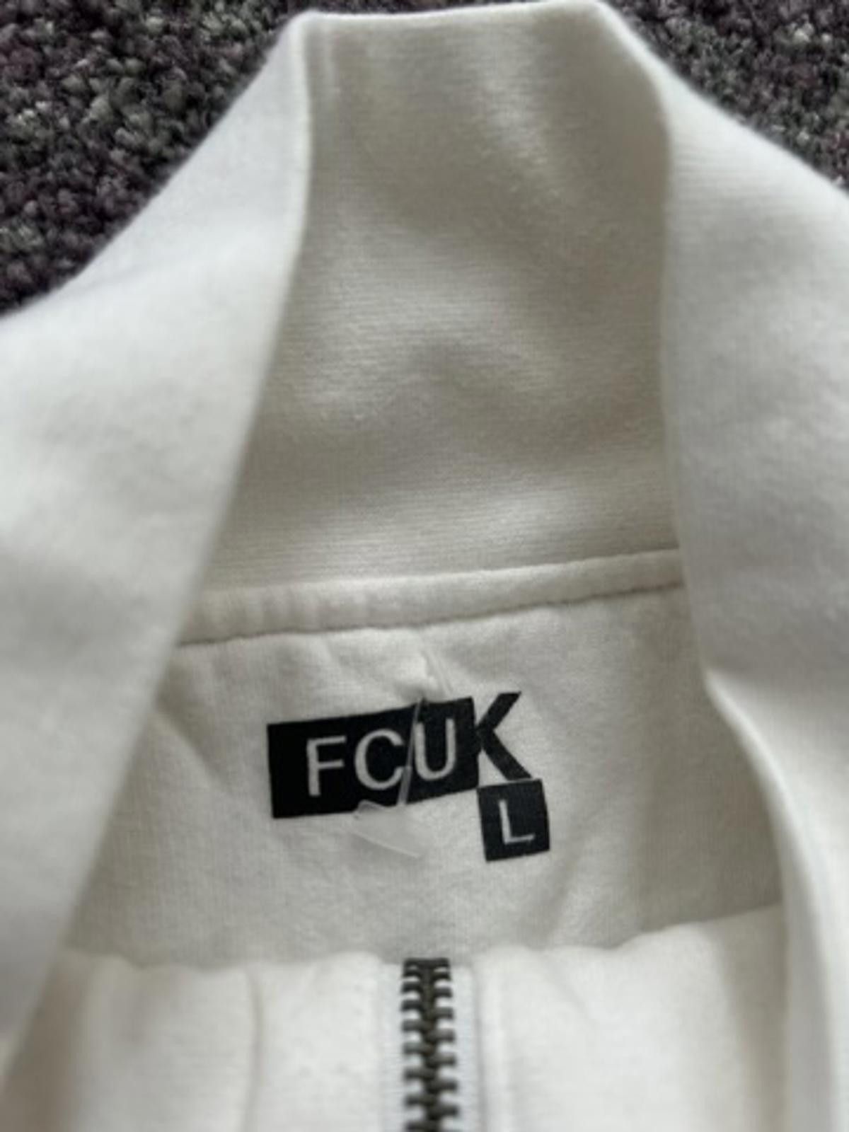 FCUK FCUK Full-Zip Track Jacket – Whiteout UK Edition Size ONE SIZE - 4 Thumbnail
