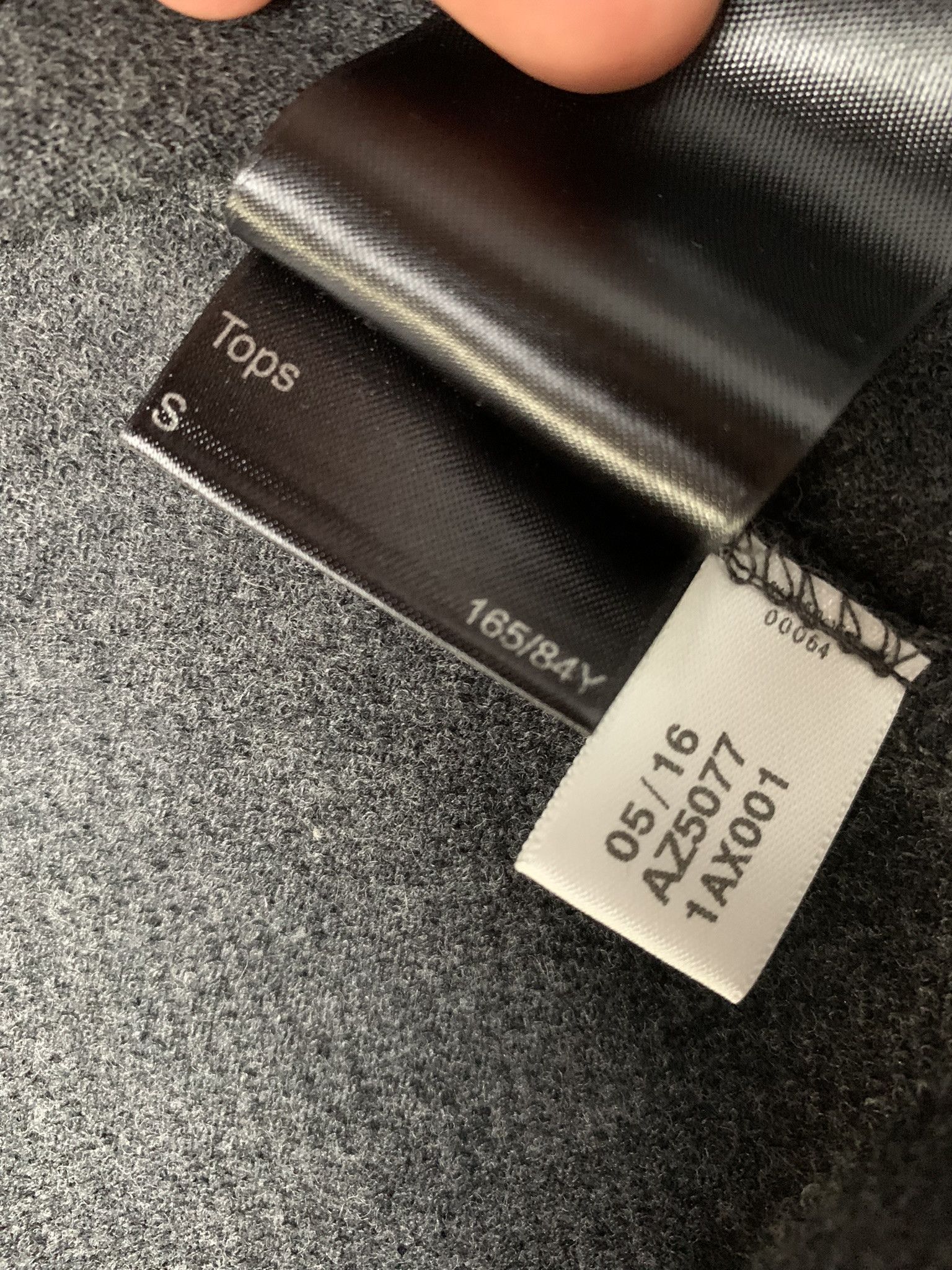 Y-3 × Yohji Yamamoto Y-3 A/W 2016 cotton and wool dress Size S / US 4 / IT 40 - 5 Thumbnail