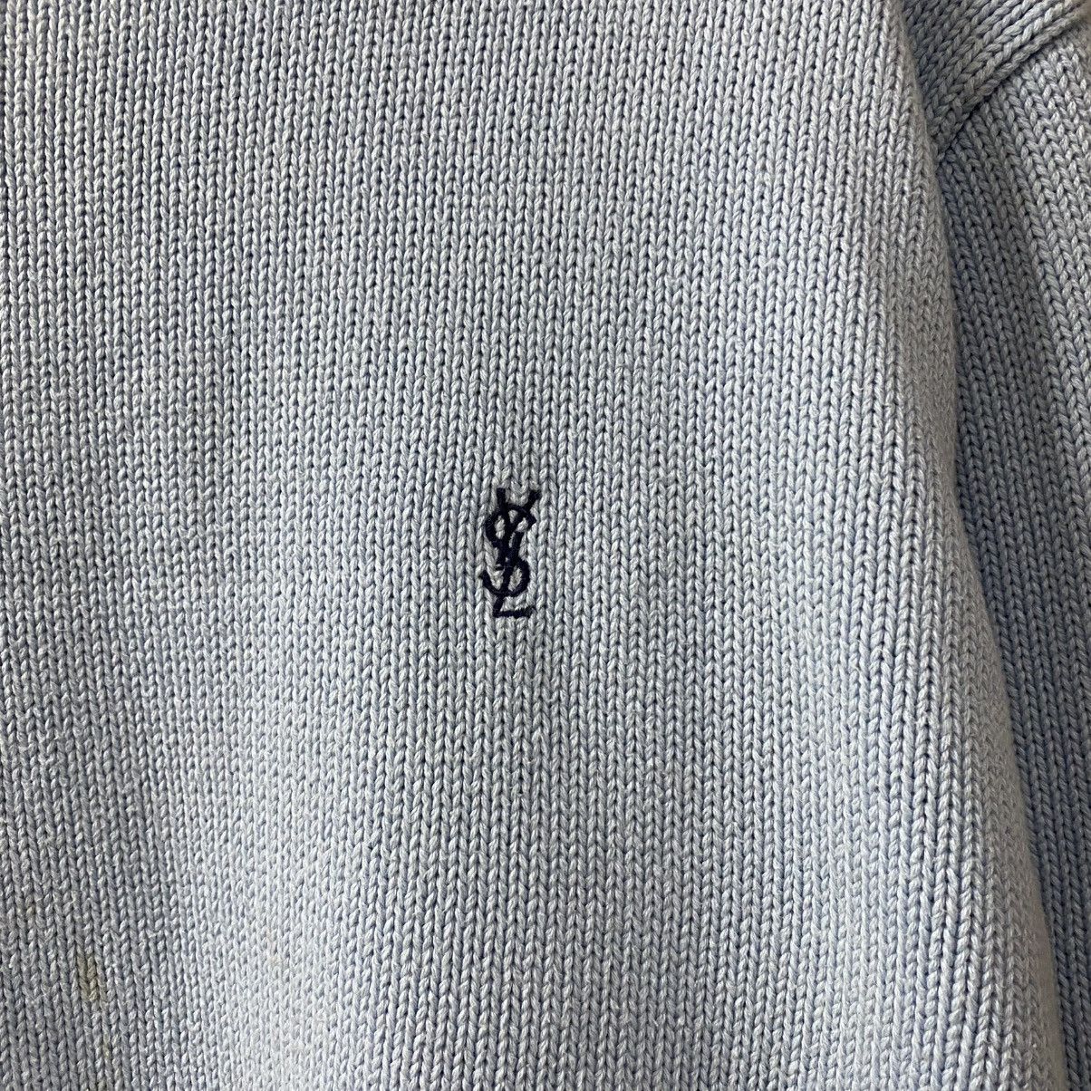 Yves Saint Laurent YSL Logo Sweater knit Yves Saint Laurent sweatshirt Size US L / EU 52-54 / 3 - 5 Thumbnail