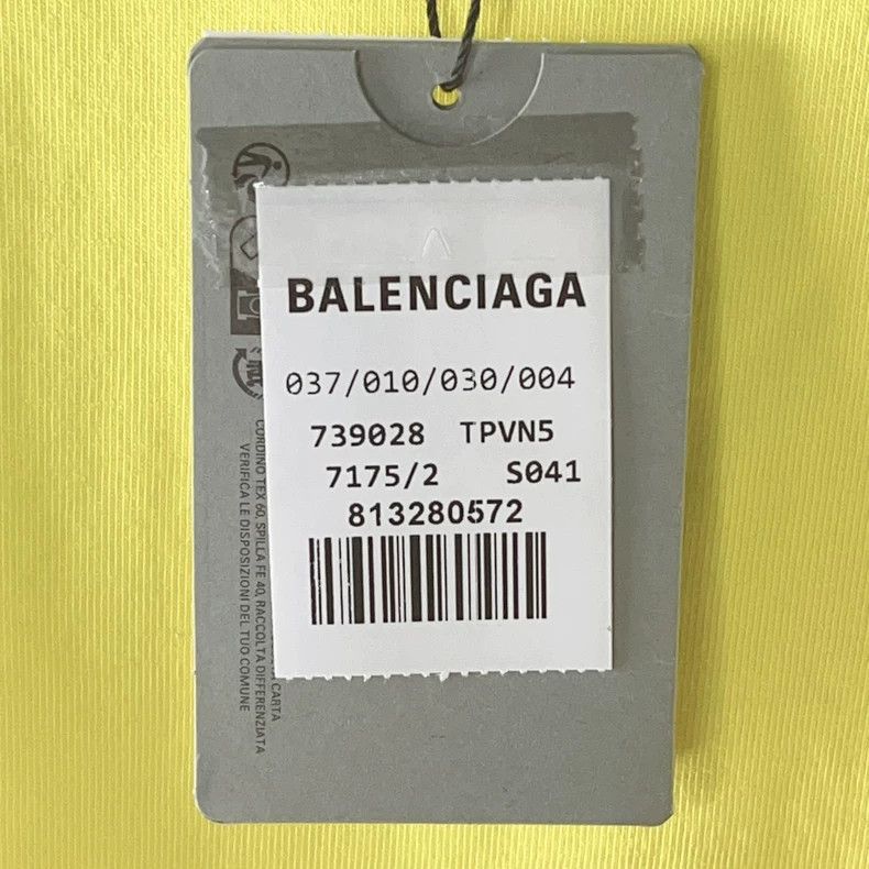 Balenciaga Balenciaga Letter printed T-shirt with round neck and shor Size US S / EU 44-46 / 1 - 8 Thumbnail