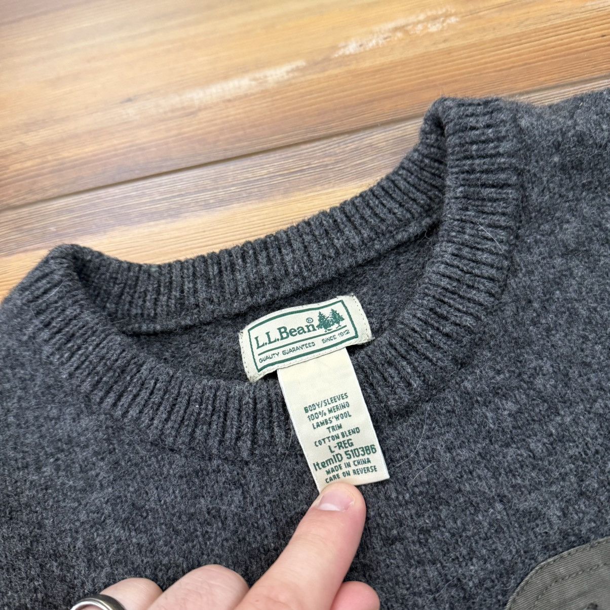 L.L. Bean Vintage LL Bean Grey Military Guide Wool Knit Sweater Size US M / EU 48-50 / 2 - 4 Thumbnail