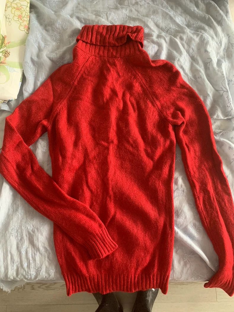 Loewe LOEWE Red high collar cashmere sweater Size M / US 6-8 / IT 42-44 - 2 Thumbnail