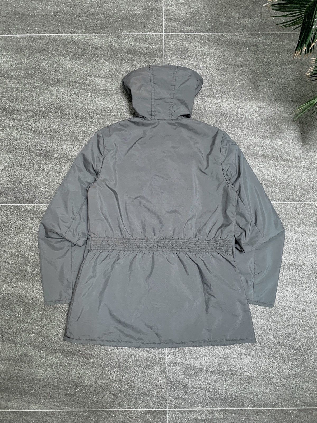 Miu Miu 90s Nylon Belted Jacket Size M / US 6-8 / IT 42-44 - 7 Thumbnail