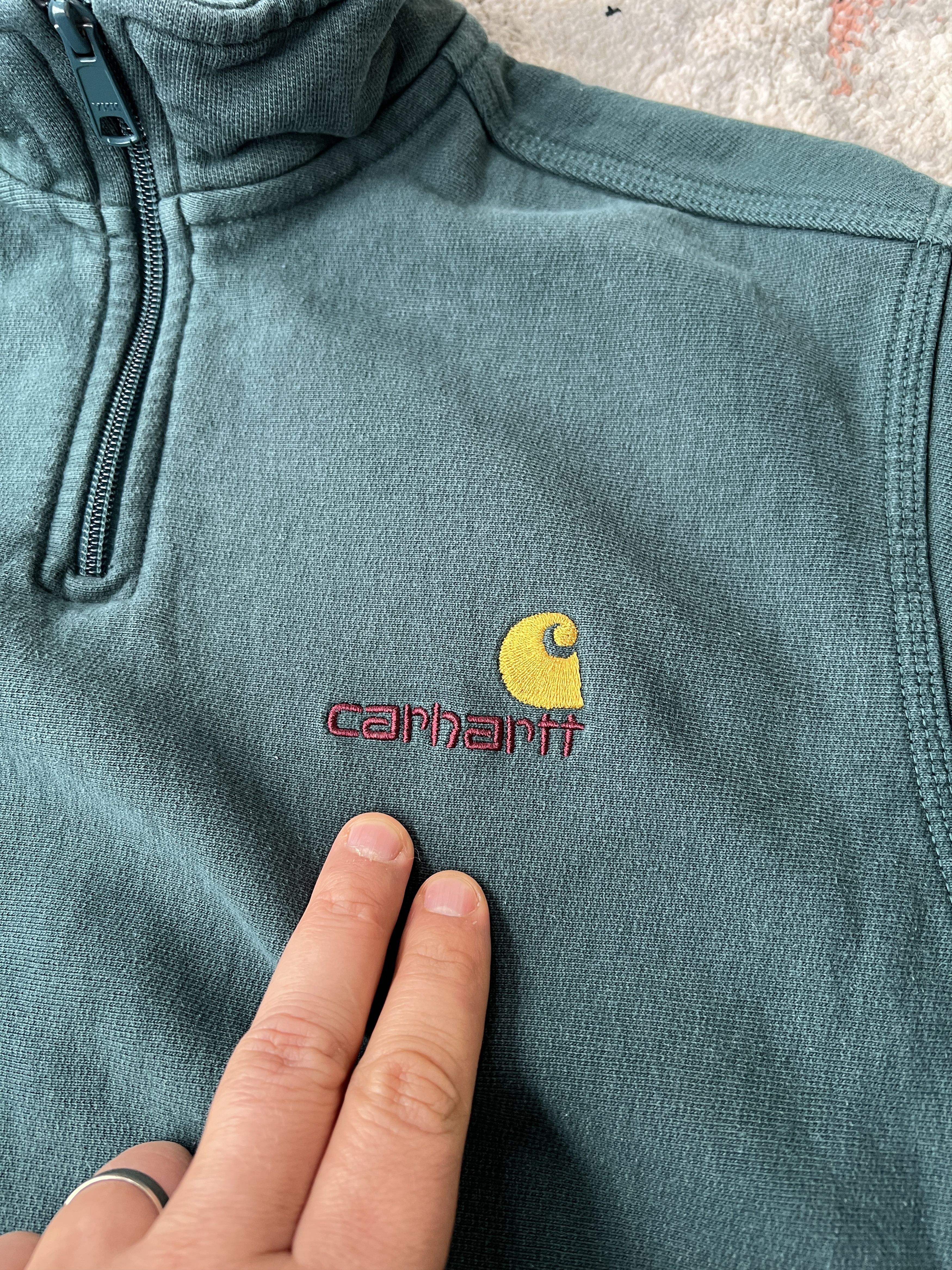 Carhartt Carhartt 1/4 Zip Sweatshirt Size US XS / EU 42 / 0 - 2 Thumbnail