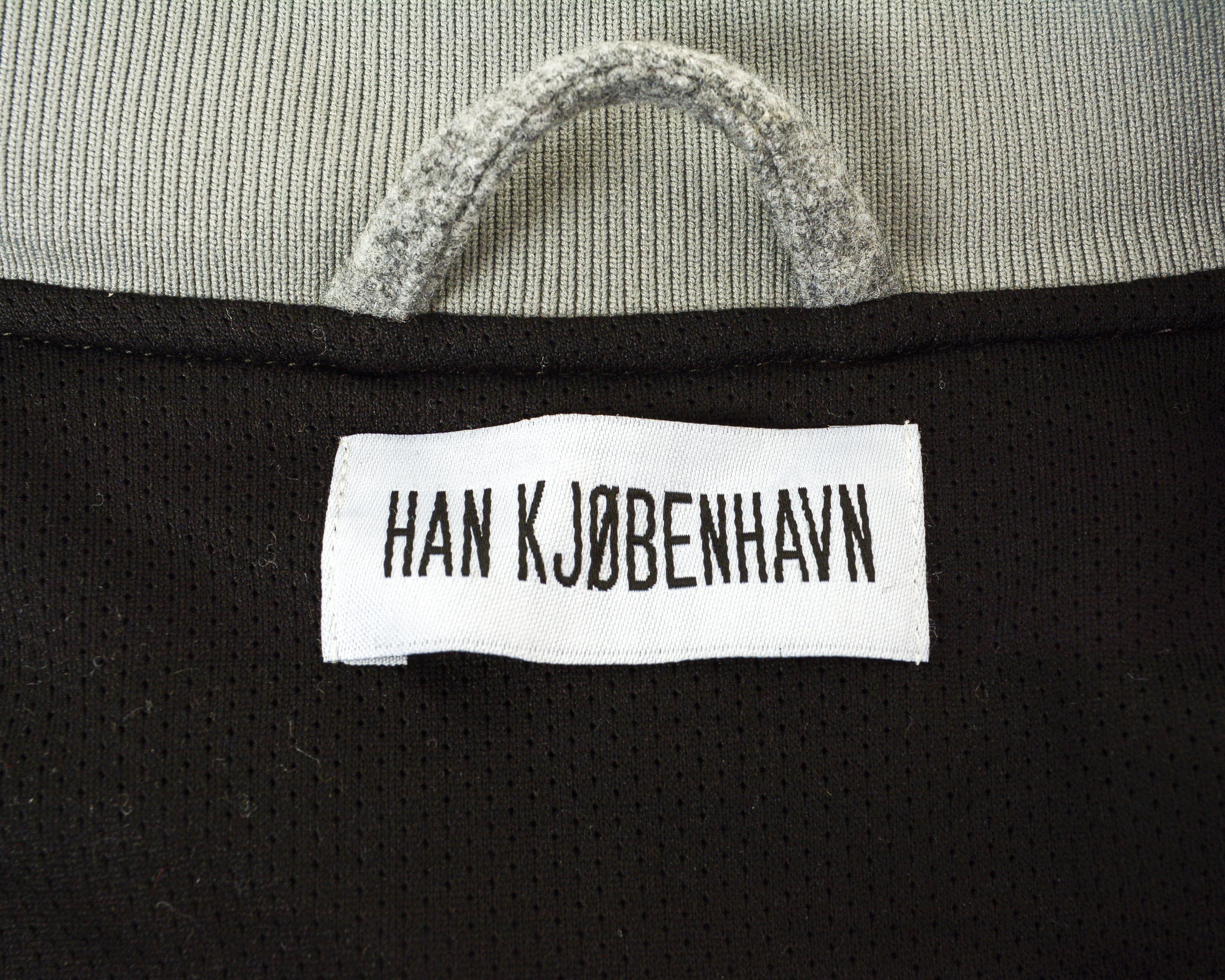 Han Kjobenhavn Womens L Wool Varsity Bomber Jacket Coat Coach Snap Button Size L / US 10 / IT 46 - 4 Thumbnail