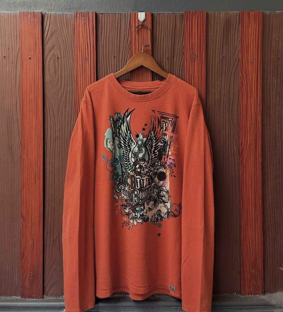 Billabong Vintage Billabong Y2K Long Sleeve Shirt XL – Graphic Eagle Size US XL / EU 56 / 4 - 1 Thumbnail