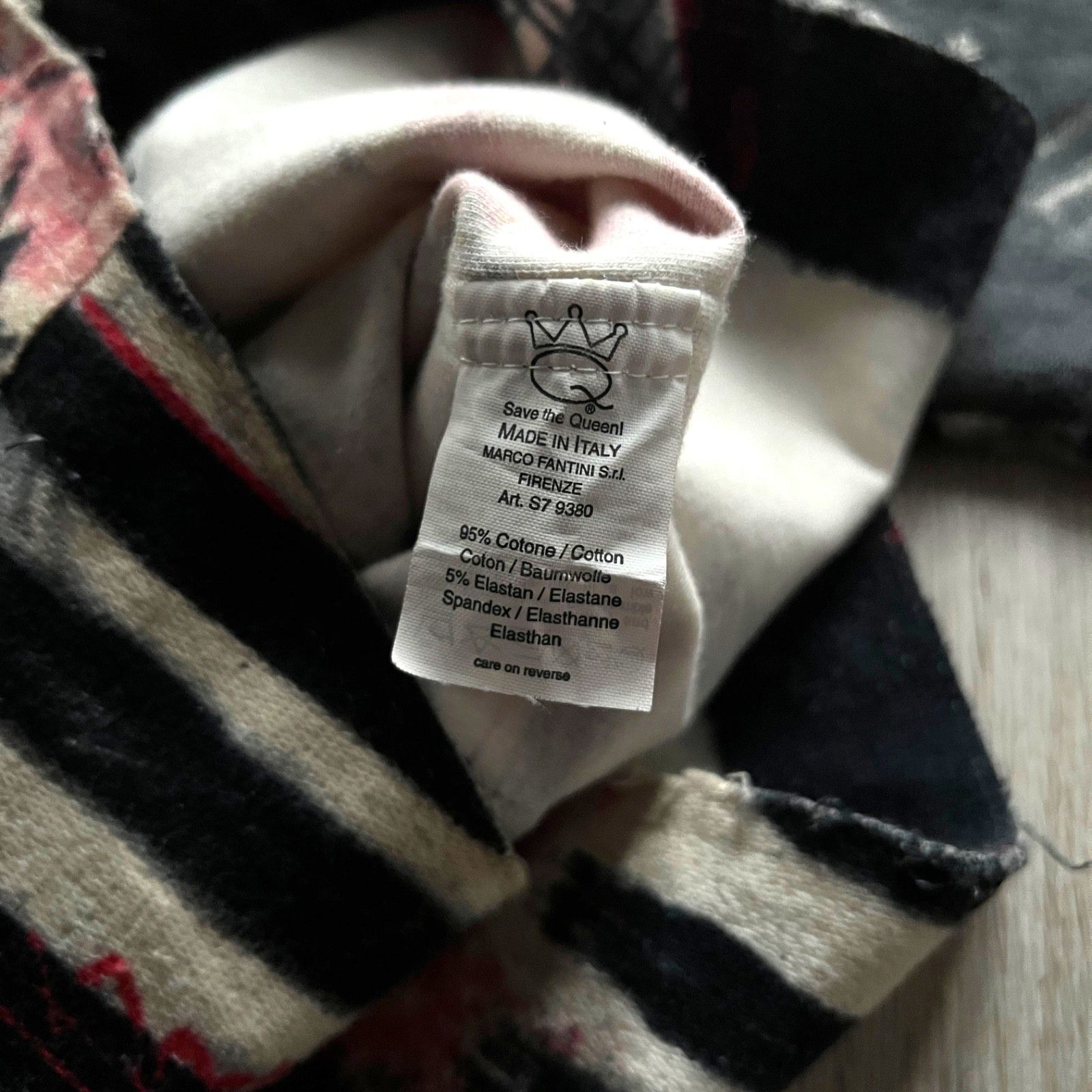 Other Save The Queen Y2K Printed Punk Blazer Jacket 9724AC Size XS / US 0-2 / IT 36-38 - 8 Thumbnail