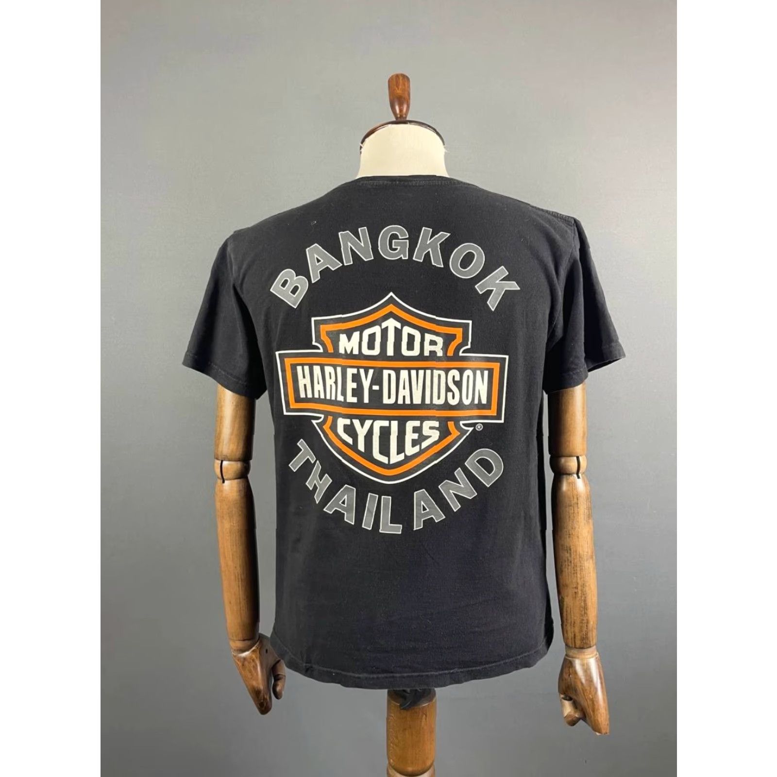 Harley Davidson Harley-Davidson Mens T-Shirt Bangkok Crew Neck Short Sleeve Black Size L Size US L / EU 52-54 / 3 - 2 Thumbnail