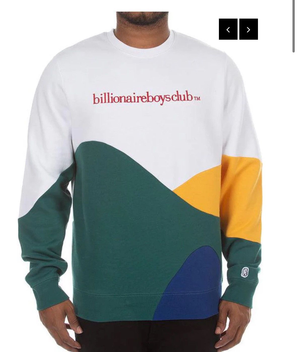 Billionaire Boys Club Billions boys club seamed panel crewneck Size US XXL / EU 58 / 5 - 2 Thumbnail