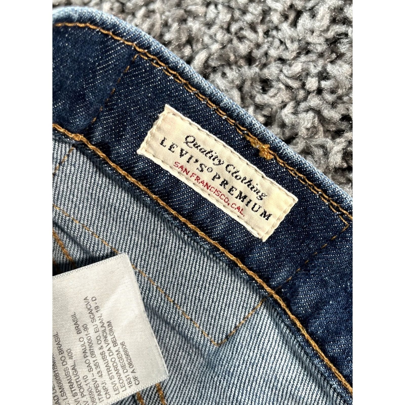 Levi's Levi's 511 Jeans Mens Size 32x30 Premium Med Wash Denim Slim Fit Pants Size US 32 / EU 48 - 6 Thumbnail