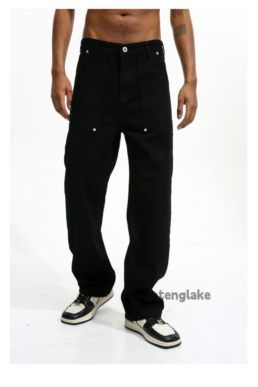 Designer × Japanese Brand × Vintage utility skate hiphop loose baggy carpenter cargo pants Size US 32 / EU 48 - 9 Thumbnail