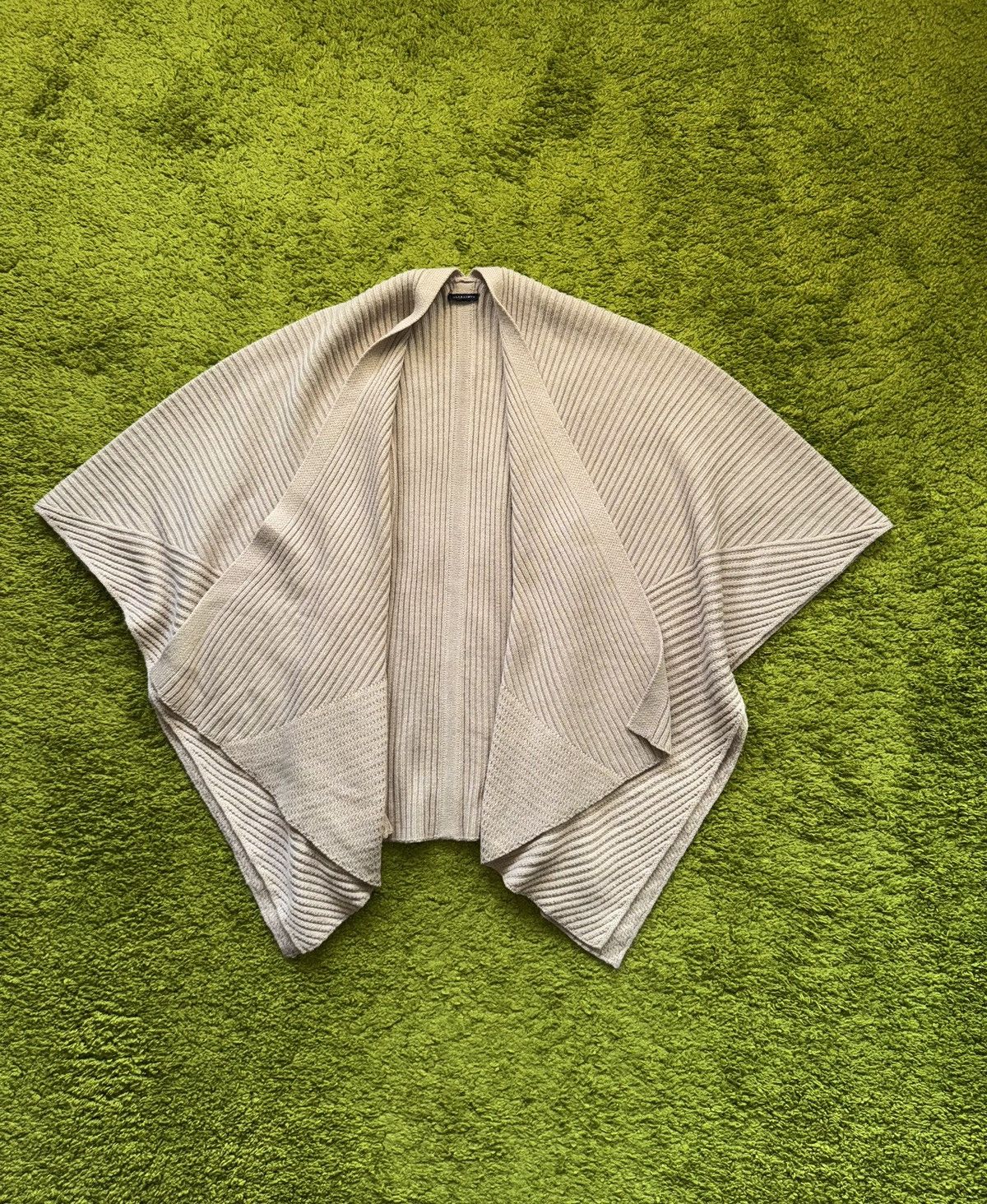 Allsaints Allsaints avant garde wool blend ribbed cardigan poncho Size ONE SIZE - 1 Thumbnail