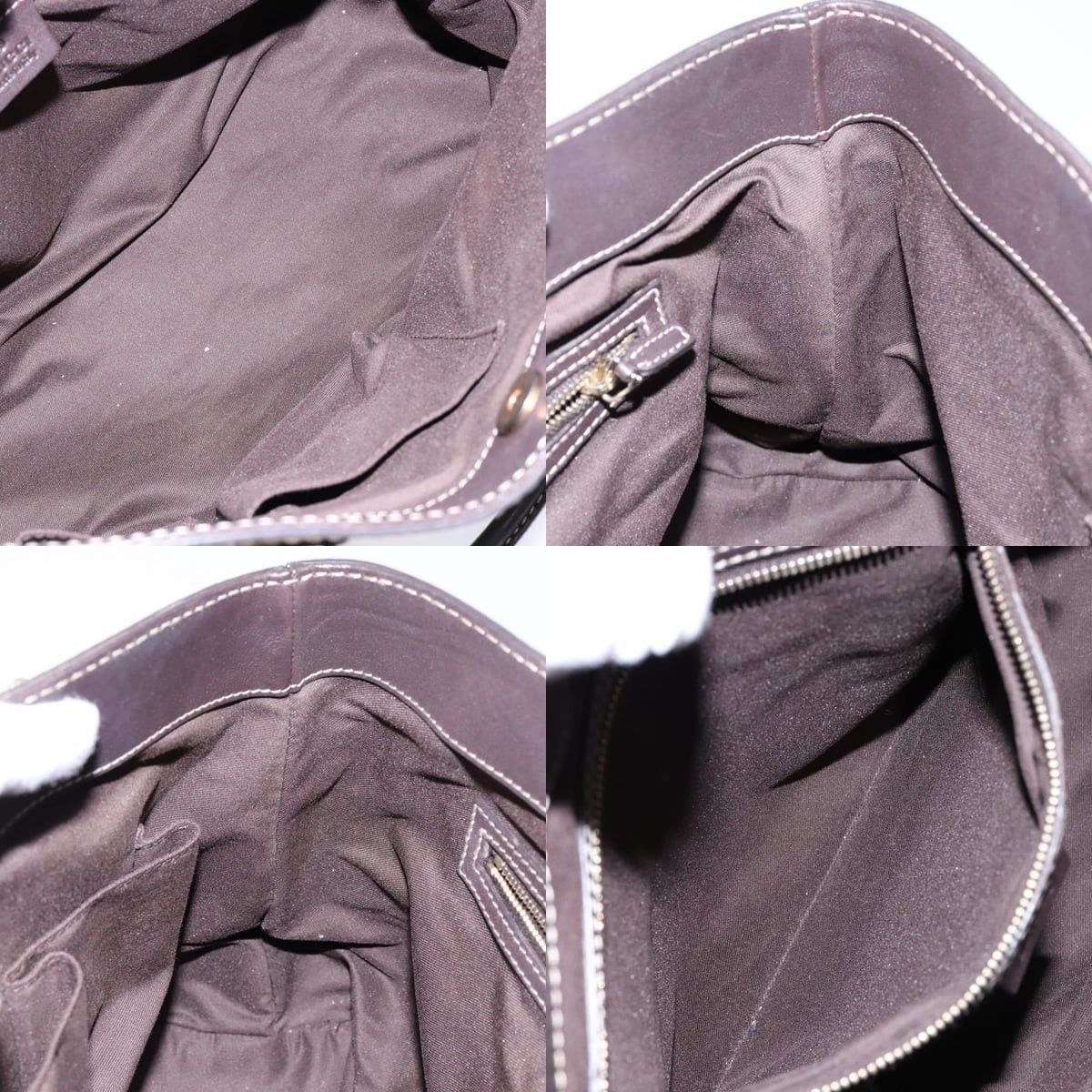 Gucci GUCCI GG Crystal Hand Bag Coated Canvas Beige Gold Size ONE SIZE - 12 Thumbnail