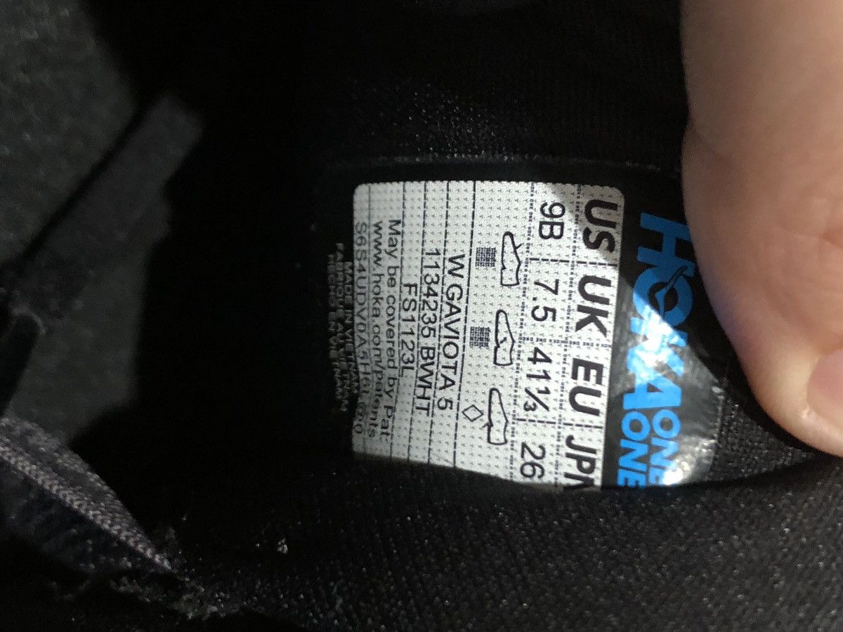 Hoka Hoka Gaviota 5 1134235 BWHT Size US 9 / IT 39 - 24 Thumbnail