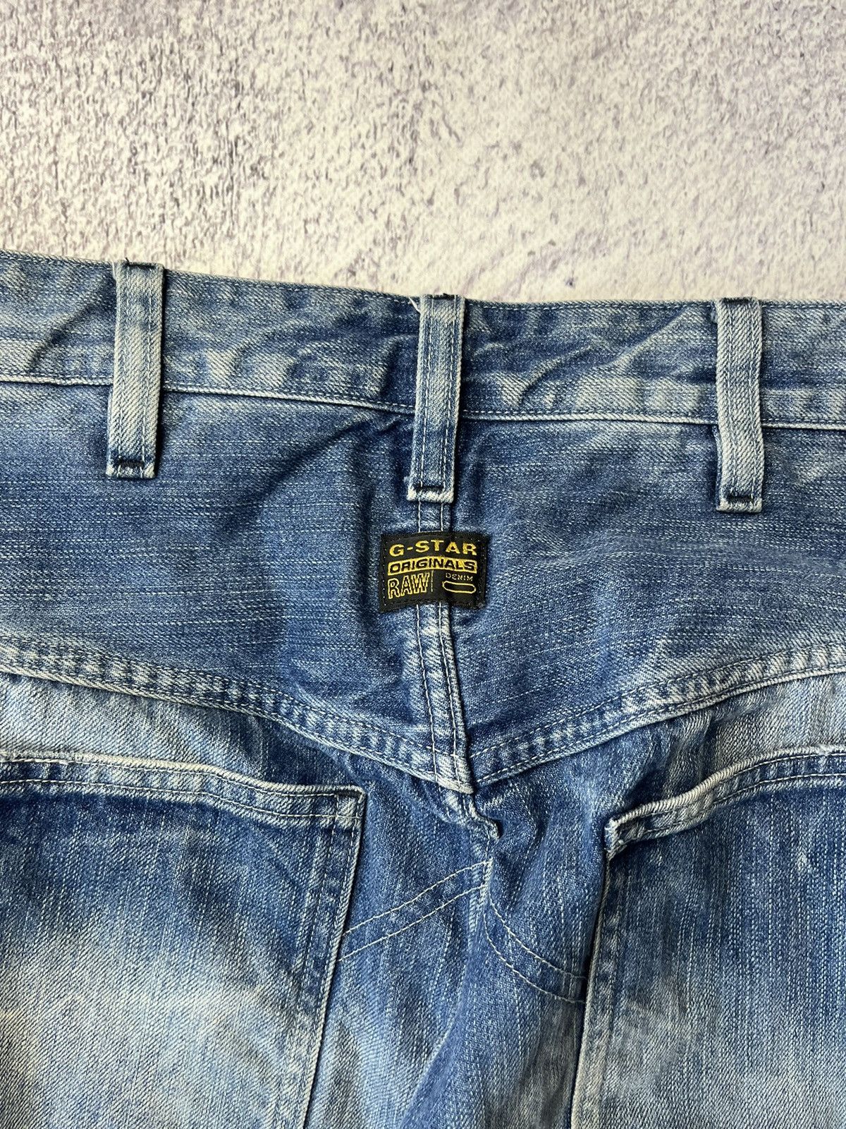 G-Star Vintage G Star Raw Cargo Denim Pants Avant Garde Baggy Size US 34 / EU 50 - 14 Thumbnail