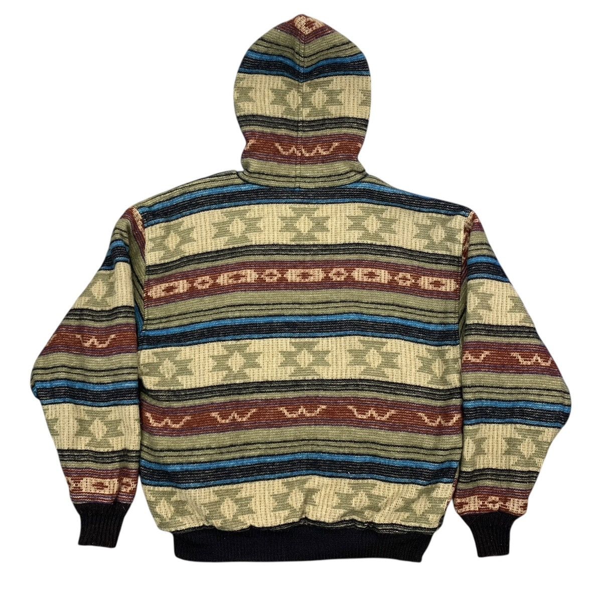 Woolrich Woolen Mills Vintage Woolrich Aztec Native Navajo Zipper Hoodie Size US L / EU 52-54 / 3 - 8 Thumbnail