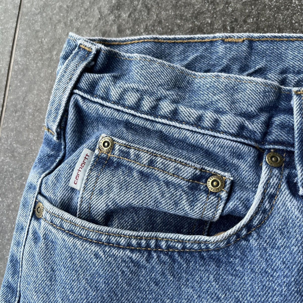 Carhartt × Vintage Vintage Carhartt Blue Denim Distressed Relaxed Fit Jeans Size US 38 / EU 54 - 6 Thumbnail