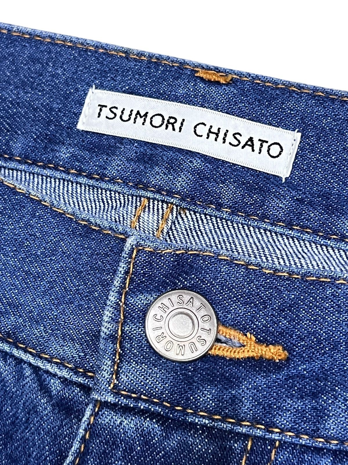 Tsumori Chisato TsumoriChisato Issey Miyake Spliced Wide Leg Patchwork Denim Size US 28 / EU 44 - 9 Thumbnail