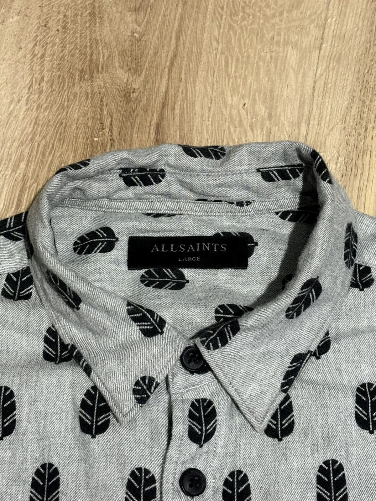 Allsaints Allsaints flannel shirt Size US L / EU 52-54 / 3 - 5 Thumbnail