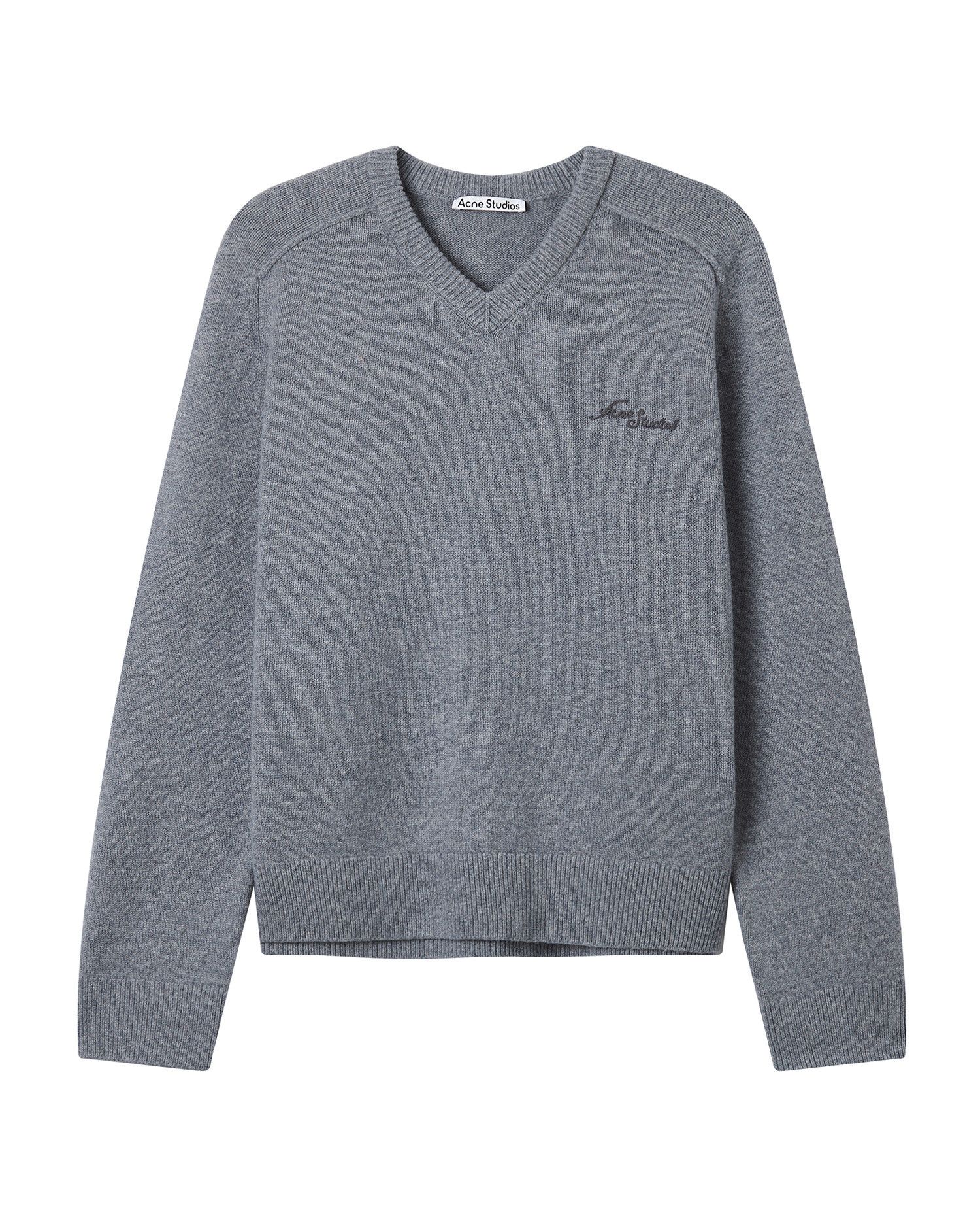 Acne Studios Acne Studios V Collar Knitwear Size US XL / EU 56 / 4 - 1 Thumbnail