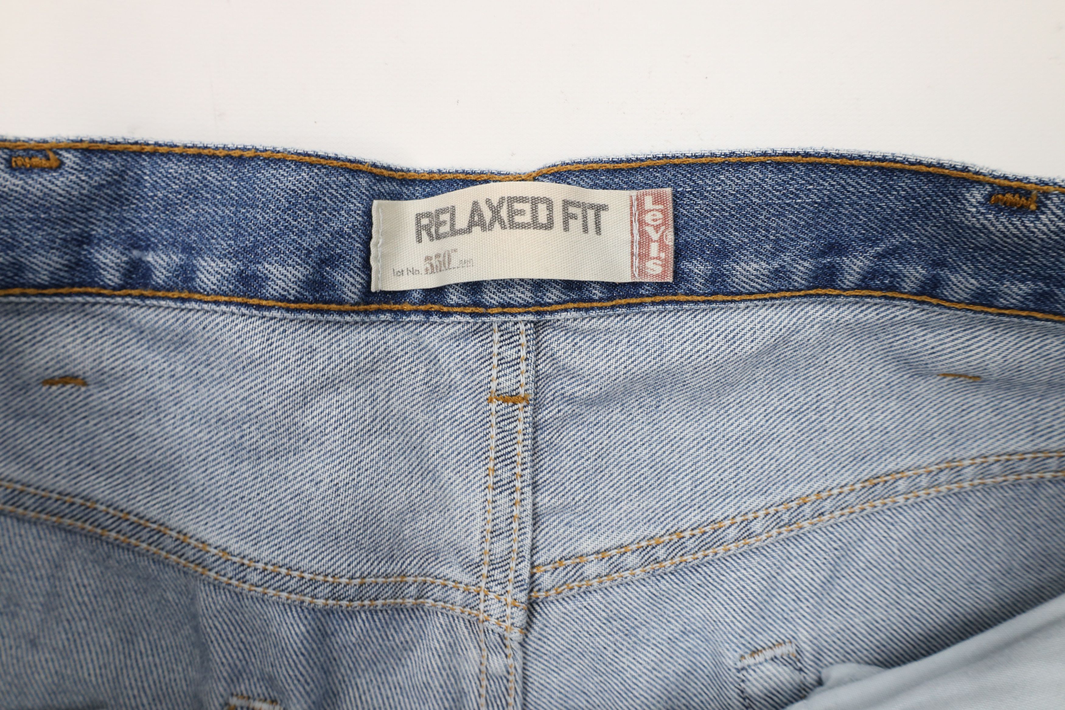 Levi's × Vintage Vintage Y2K Levis 550 Baggy Fit Denim Jeans Blue Cotton Size US 40 / EU 56 - 8 Thumbnail