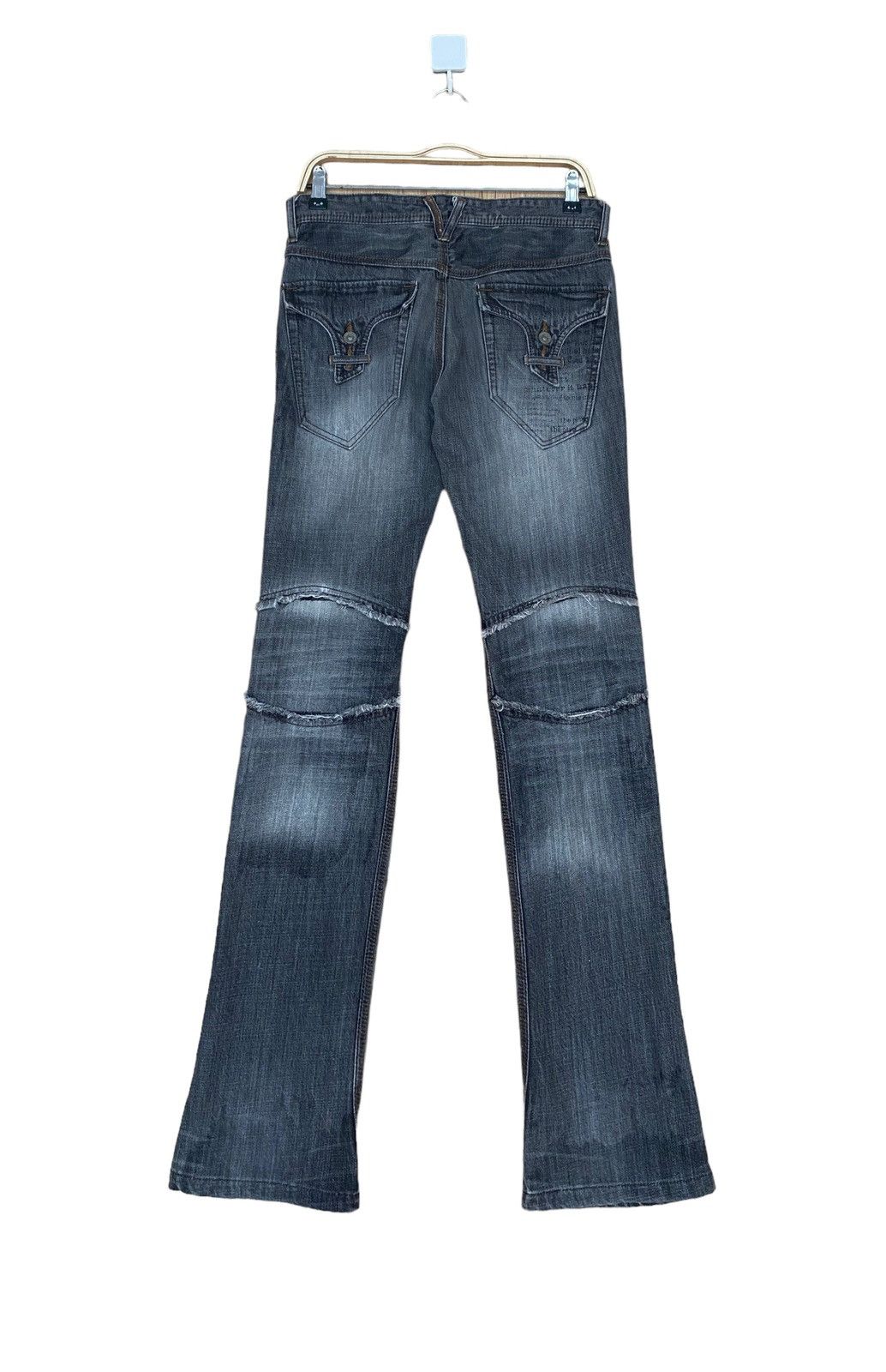 HIDEAWAYS × If Six Was Nine × Le Grande Bleu (L.G.B.) Vintage Brand Hideaways Jeans 1990s Size US 44 / EU 60 - 1 Thumbnail
