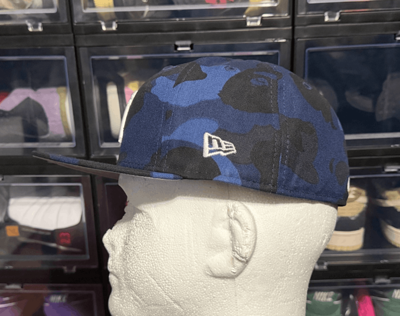 BAPE x MLB New Era 59Fifty Fitted Cap NY Yankees Navy 7 1/2