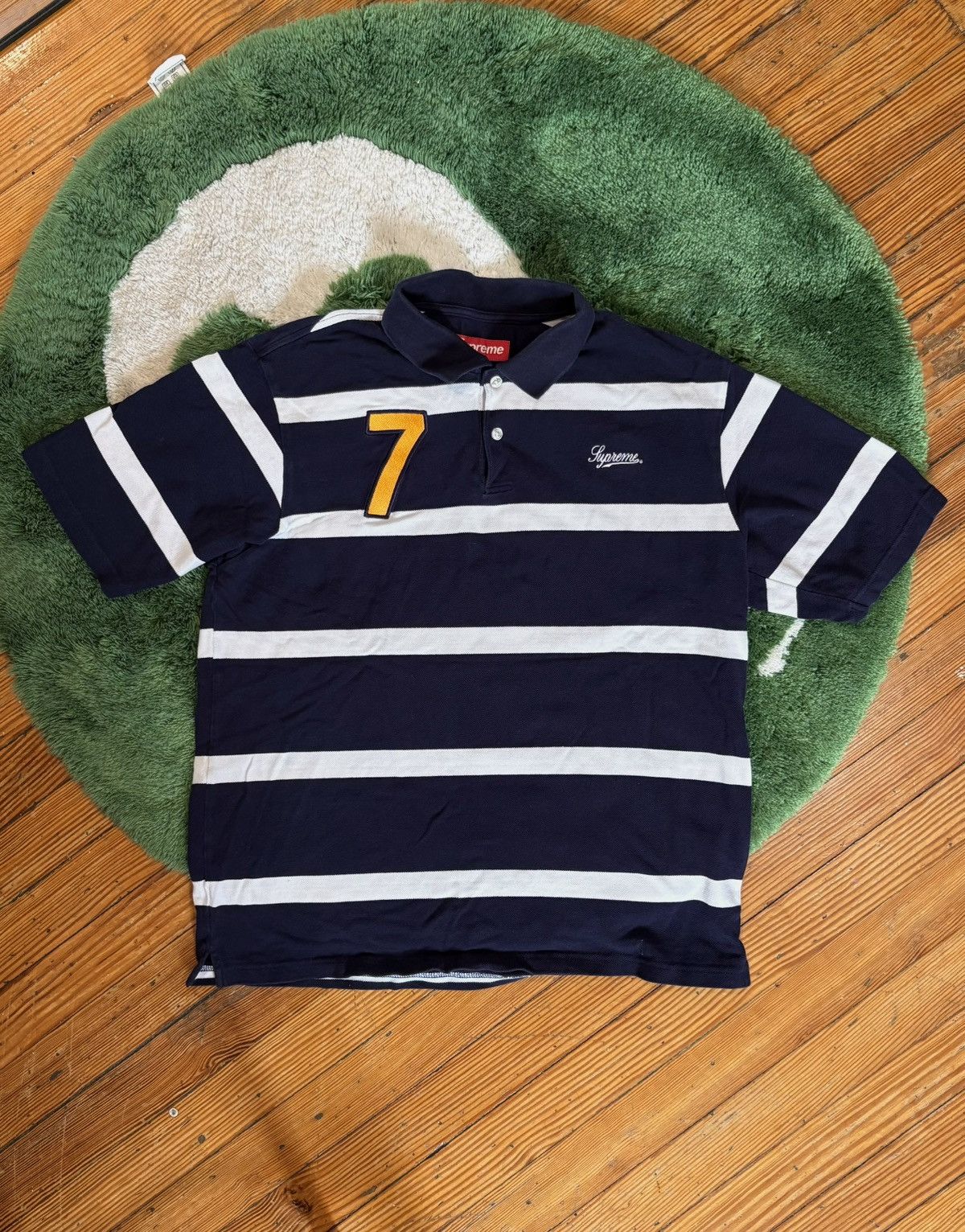 Supreme 🔥🔥Supreme x Spitfire Navy Polo🔥🔥 | Grailed