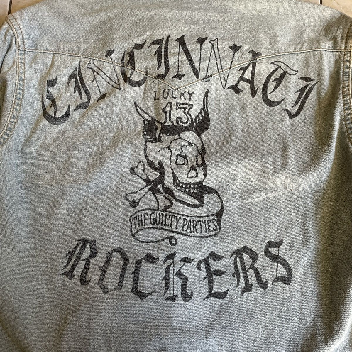 Japanese Brand × Wacko Maria Wacko Maria Guilty Parties Cincinnati Rockers Denim shirt Size US S / EU 44-46 / 1 - 4 Thumbnail