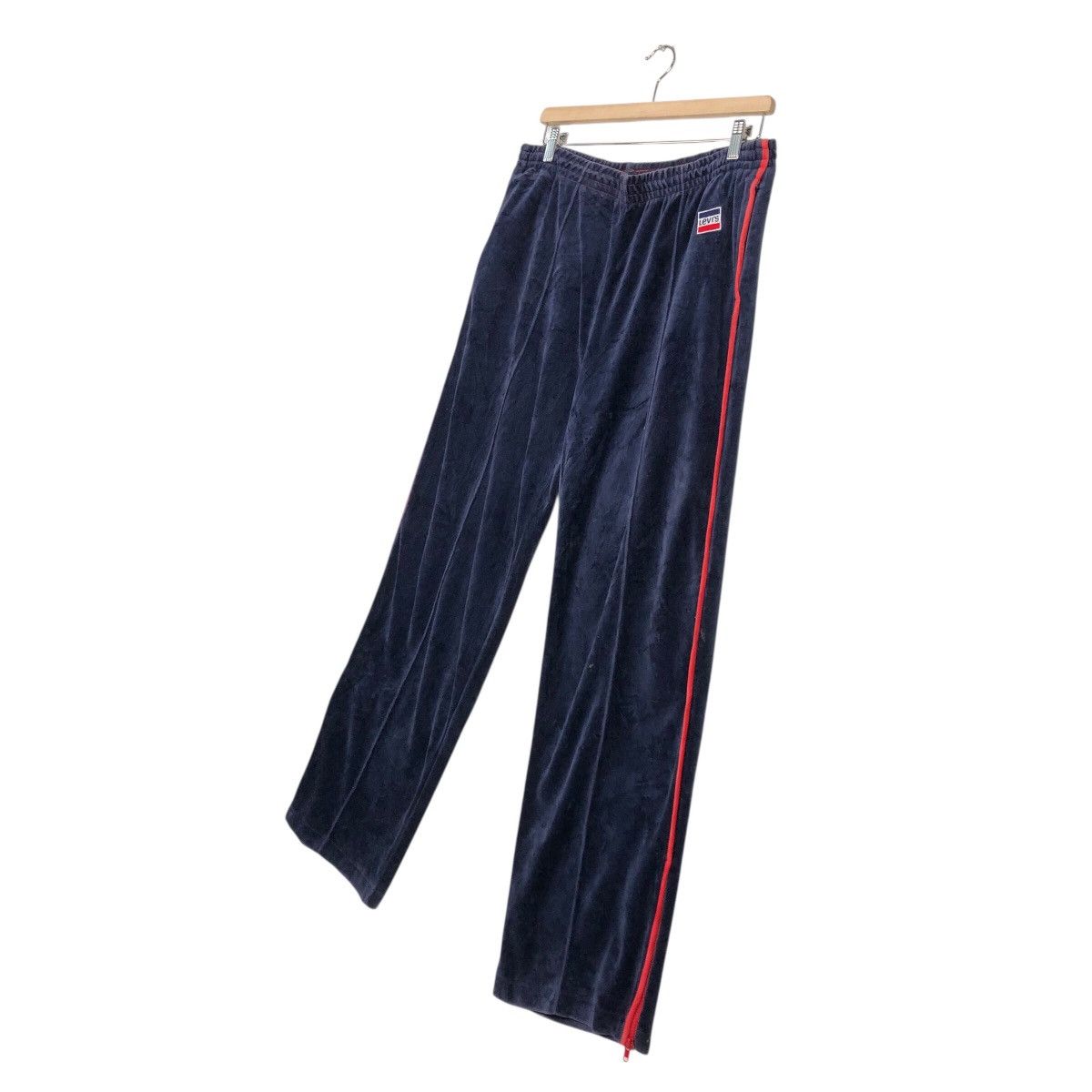 Levi's Levi’s Velour Track Pant — Navy Plush w/ Red Side Line Size US 30 / EU 46 - 2 Thumbnail