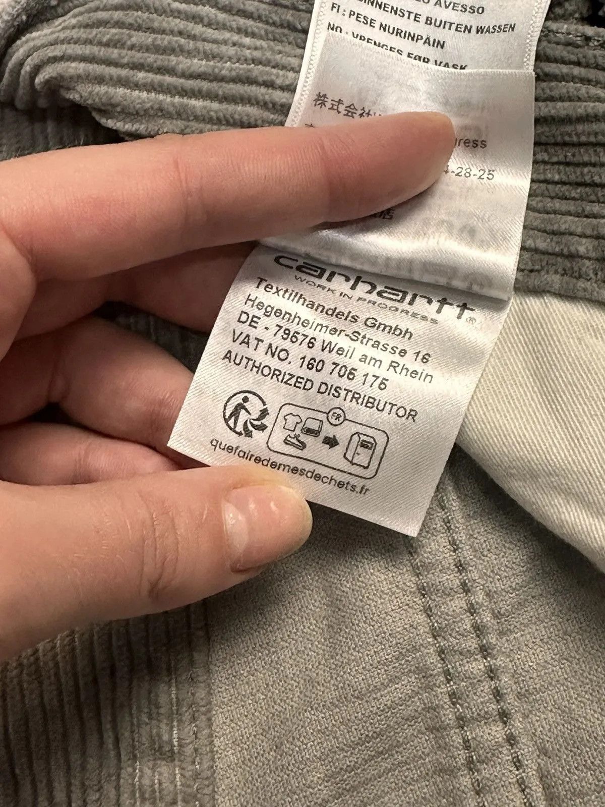 Carhartt Wip Vintage Y2K Carhartt Velvet Cargo Pants Baggy Double Knee Size US 31 - 11 Thumbnail